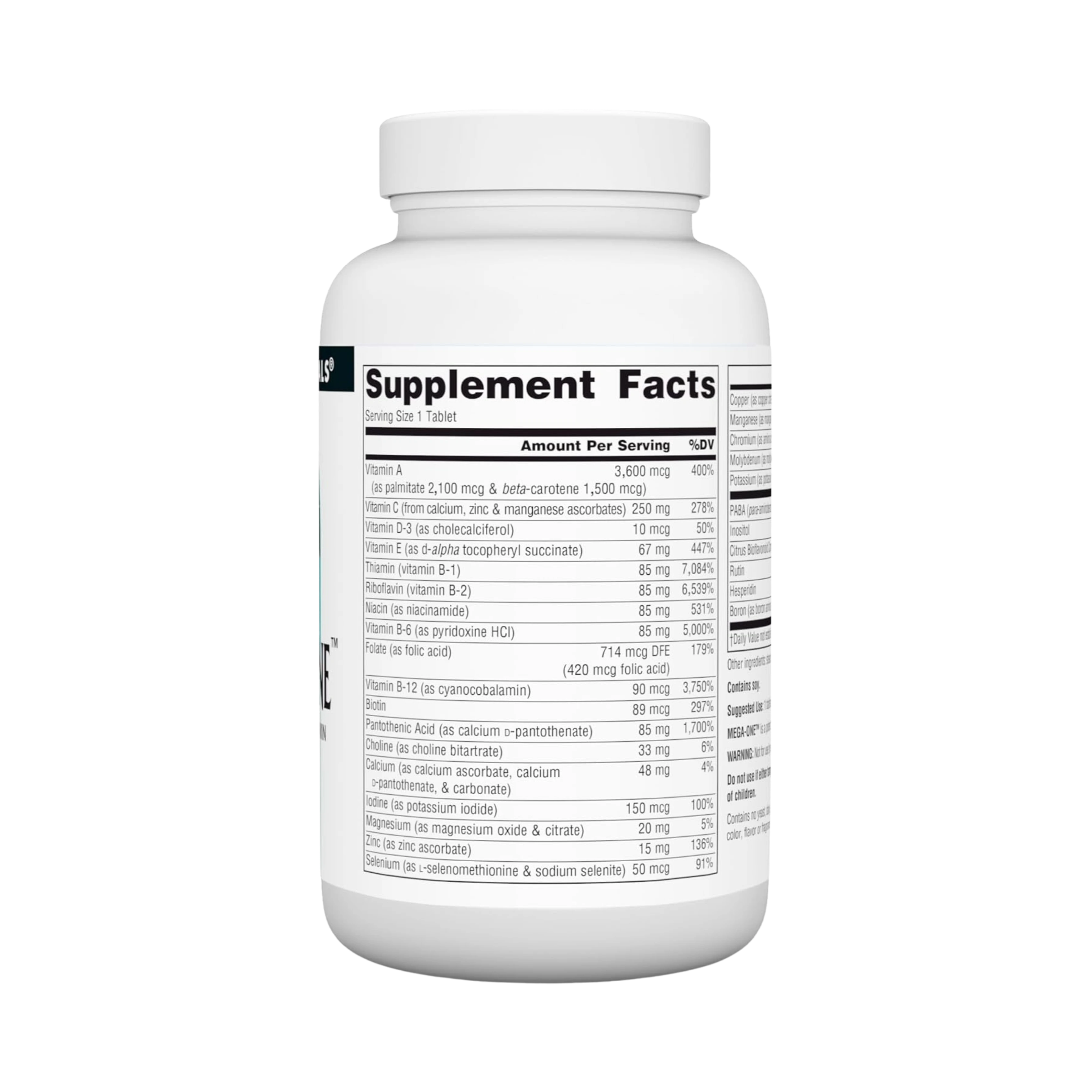 Source Naturals, Mega-One Multiple, No Iron, 90 Tablets
