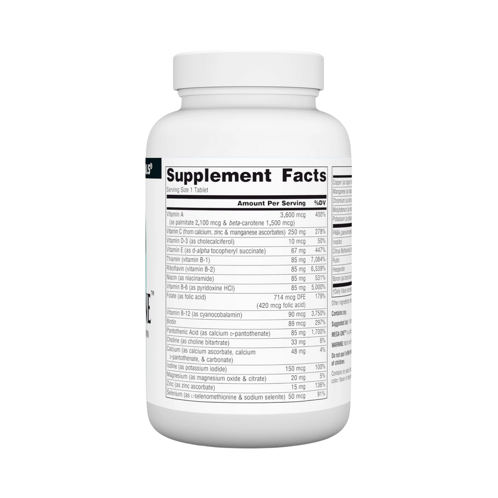 Source Naturals, Mega-One Multiple, No Iron, 90 Tablets