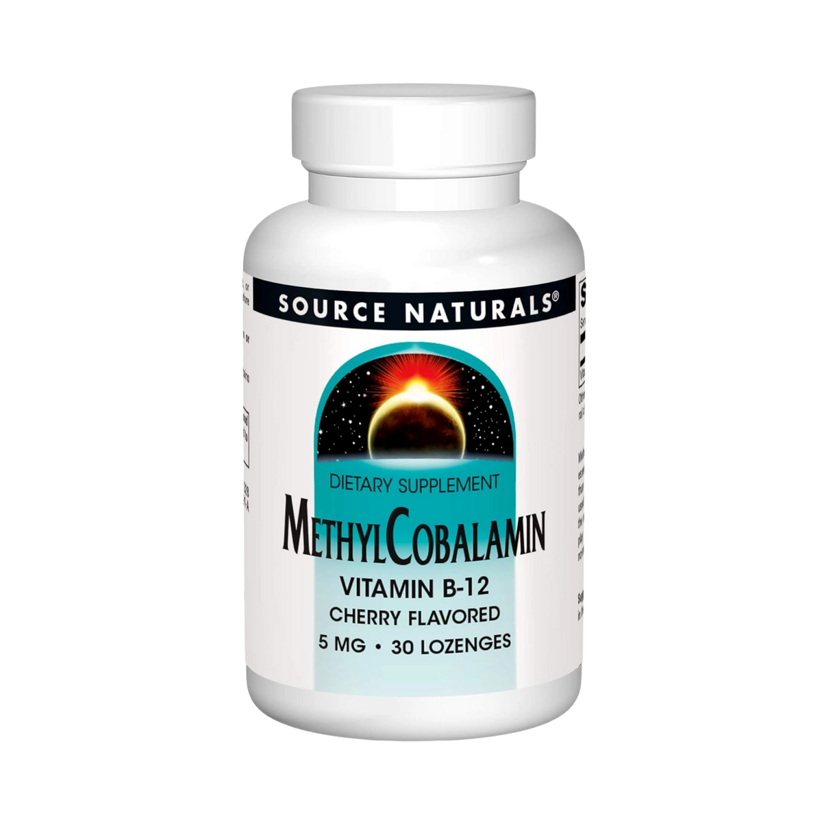 Source Naturals, MethylCobalamin, 5 Mg Cherry, 30 Lozenge