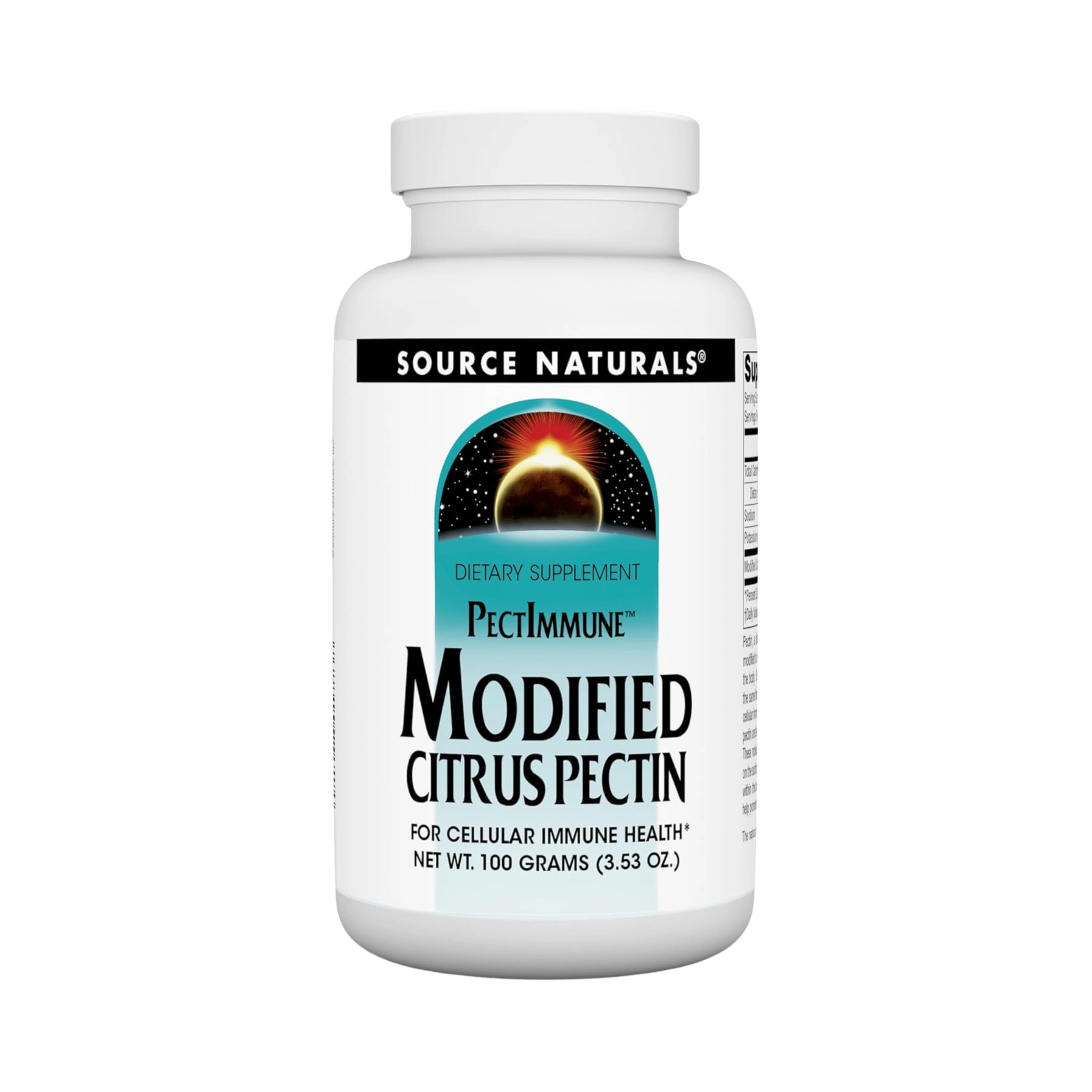 Source Naturals, Modified Citrus Pectin, PectImmune, 100 Powder