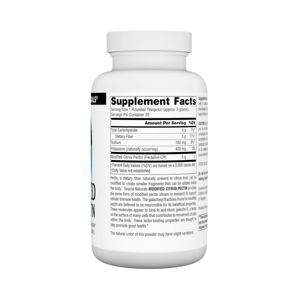 Source Naturals, Modified Citrus Pectin, PectImmune, 100 Powder