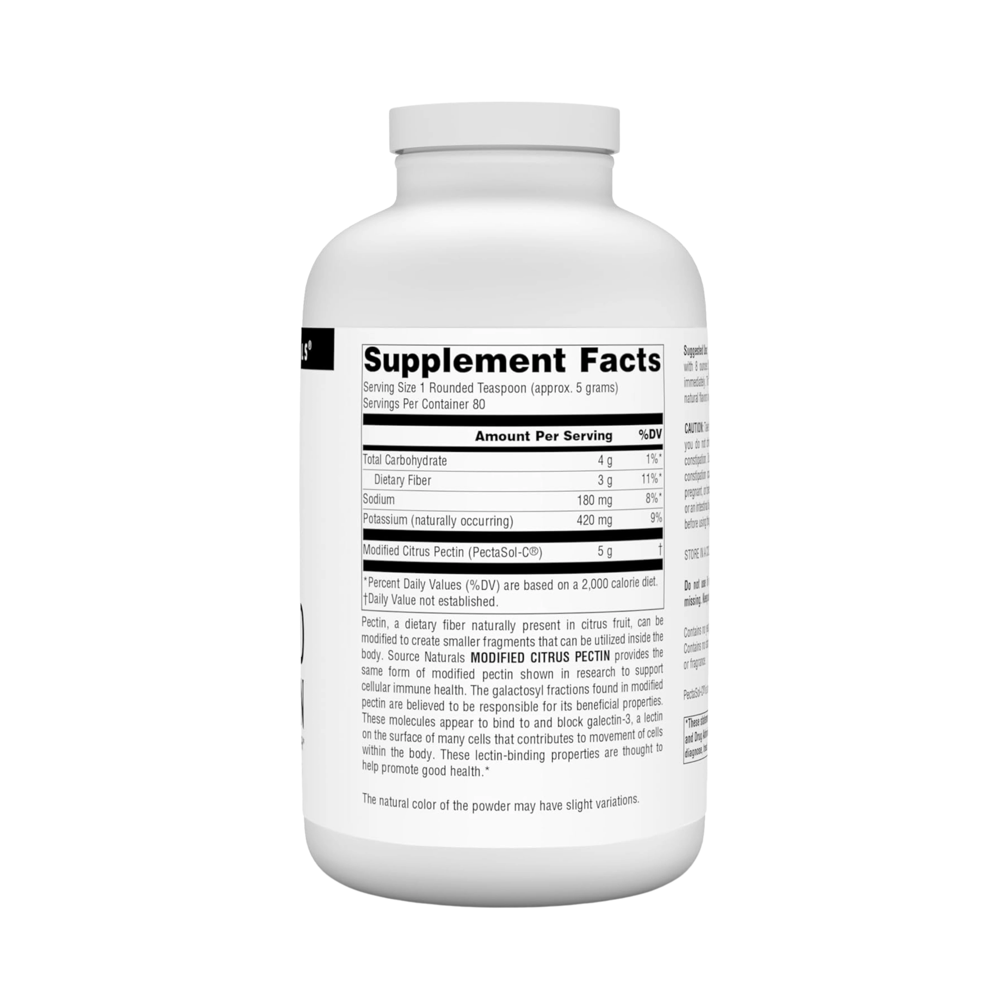 Source Naturals, Modified Citrus Pectin, PectImmune, 400 Powder