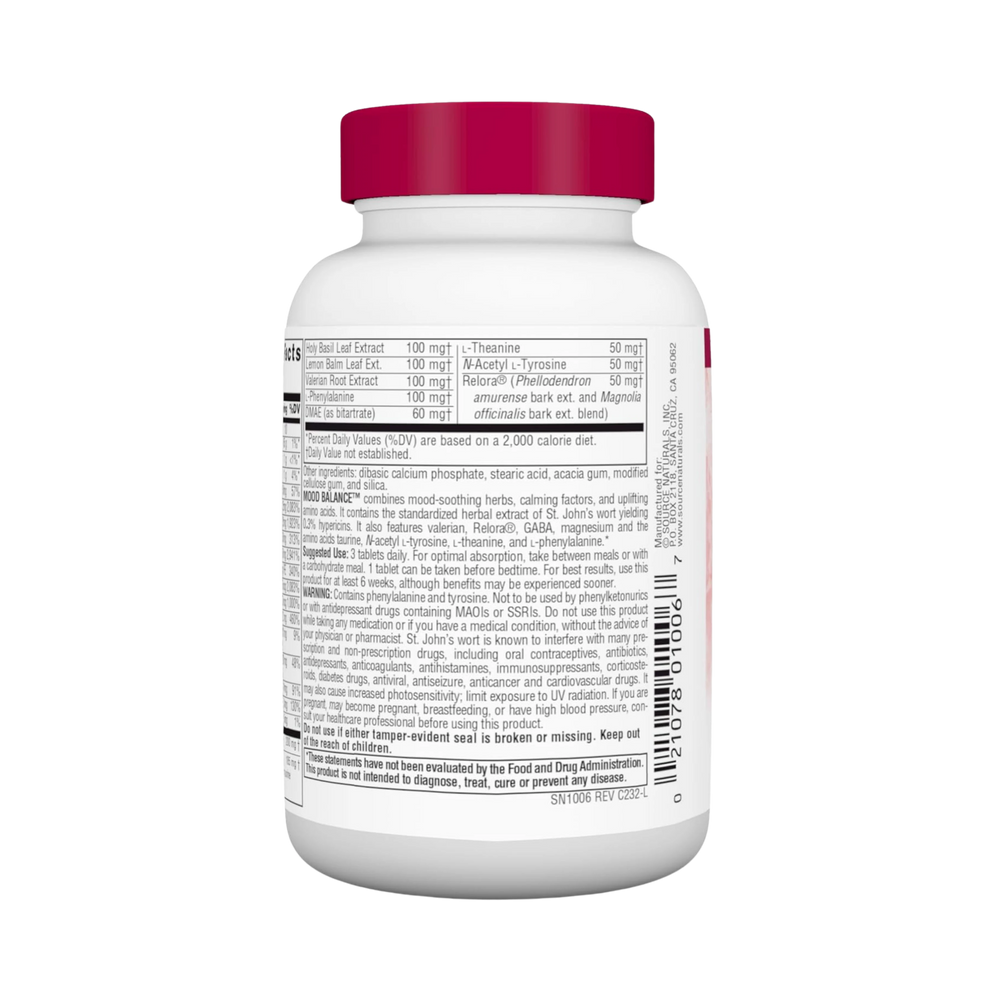 Source Naturals, Mood Balance, 45 Tablets