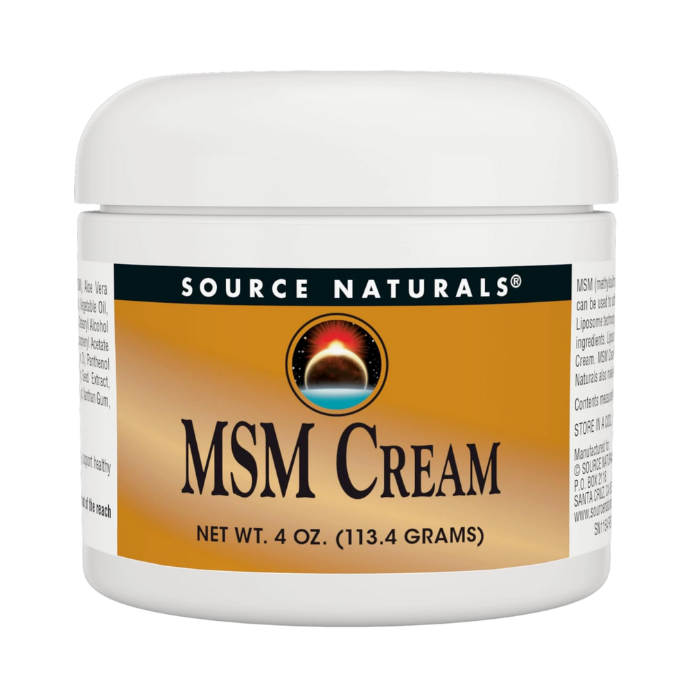 Source Naturals, MSM Cream, 4 Oz
