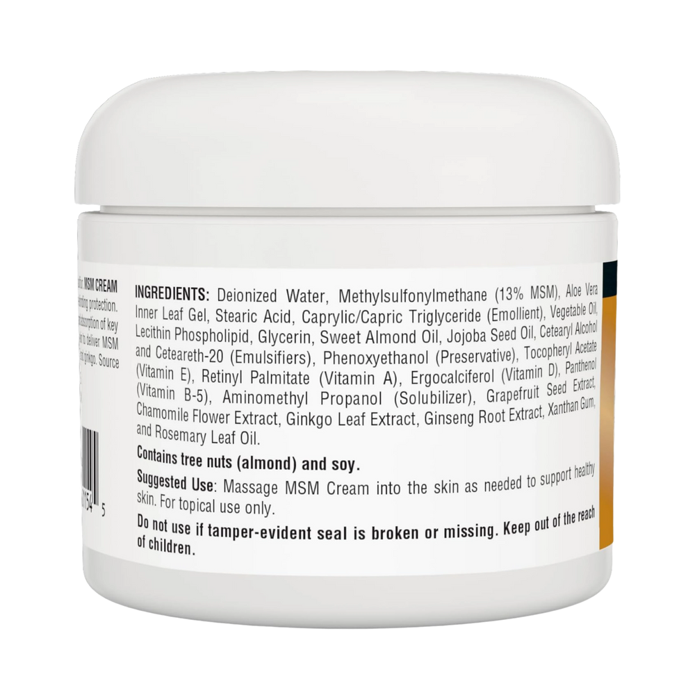 Source Naturals, MSM Cream, 4 Oz