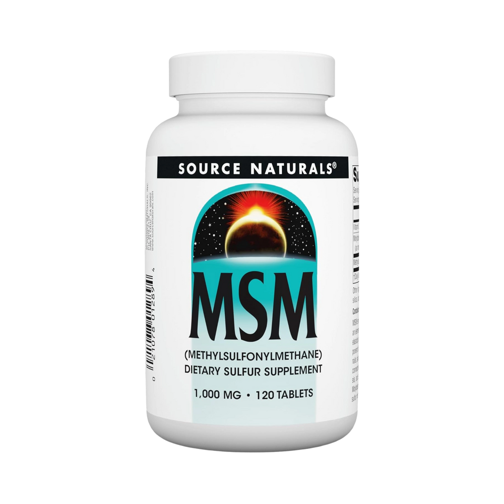 Source Naturals, MSM with Vitamin C, 1000 Mg, 120 Tablets