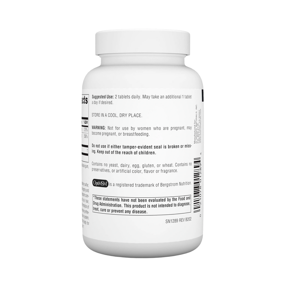 Source Naturals, MSM with Vitamin C, 1000 Mg, 120 Tablets