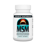 Source Naturals, MSM with Vitamin C, 750 Mg, 60 Tablets