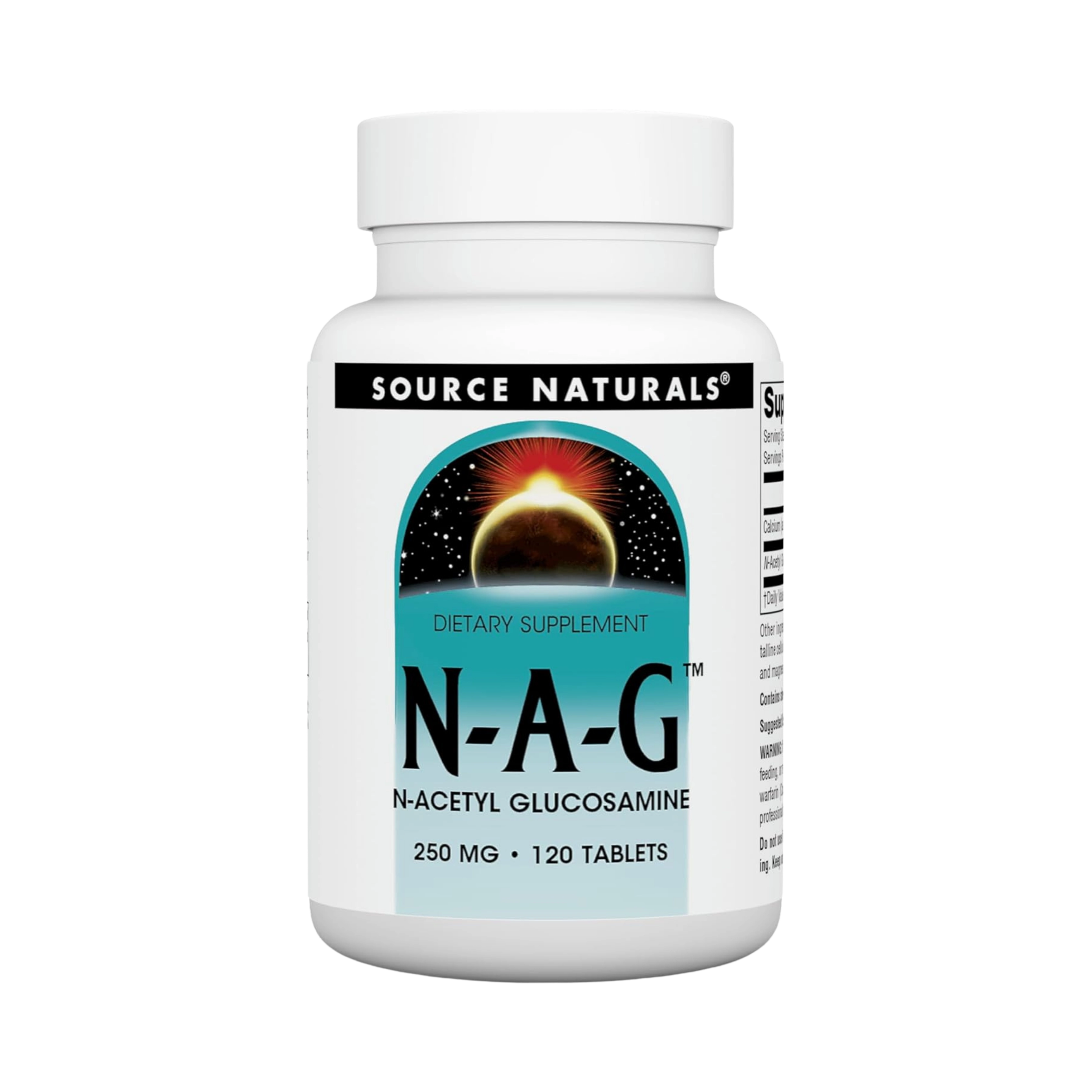Source Naturals, N-A-G, 250 Mg, 120 Tablets