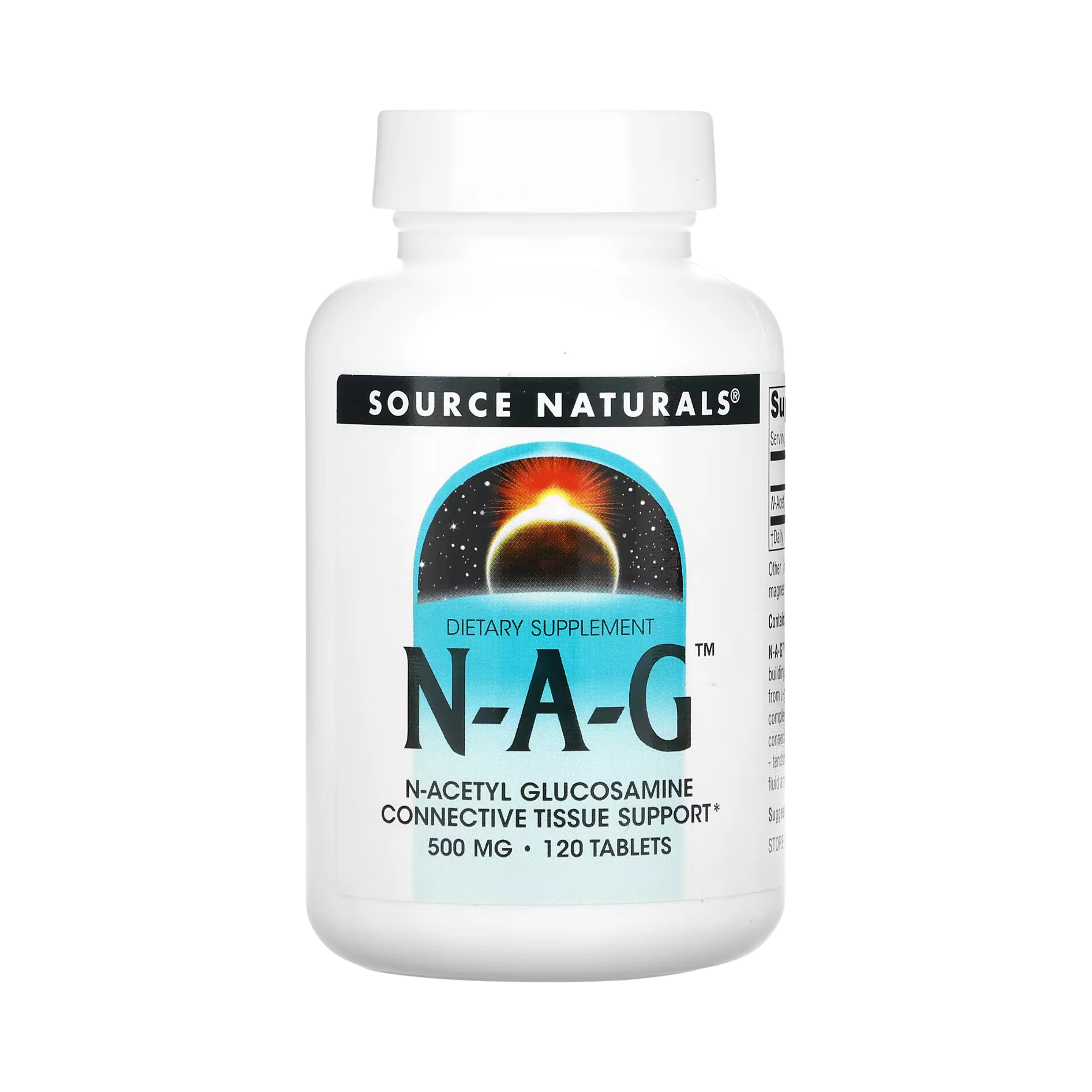 Source Naturals, N-A-G, 500 Mg, 30 Tablets