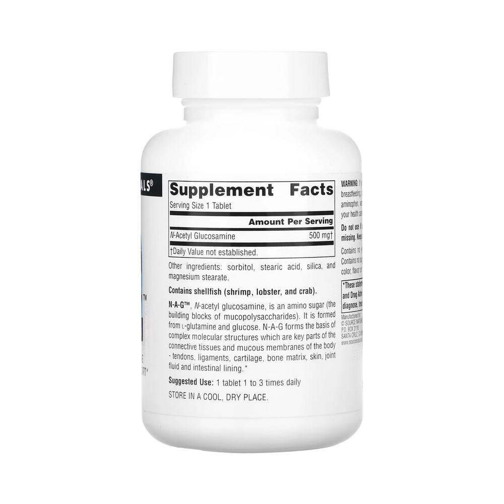 Source Naturals, N-A-G, 500 Mg, 30 Tablets