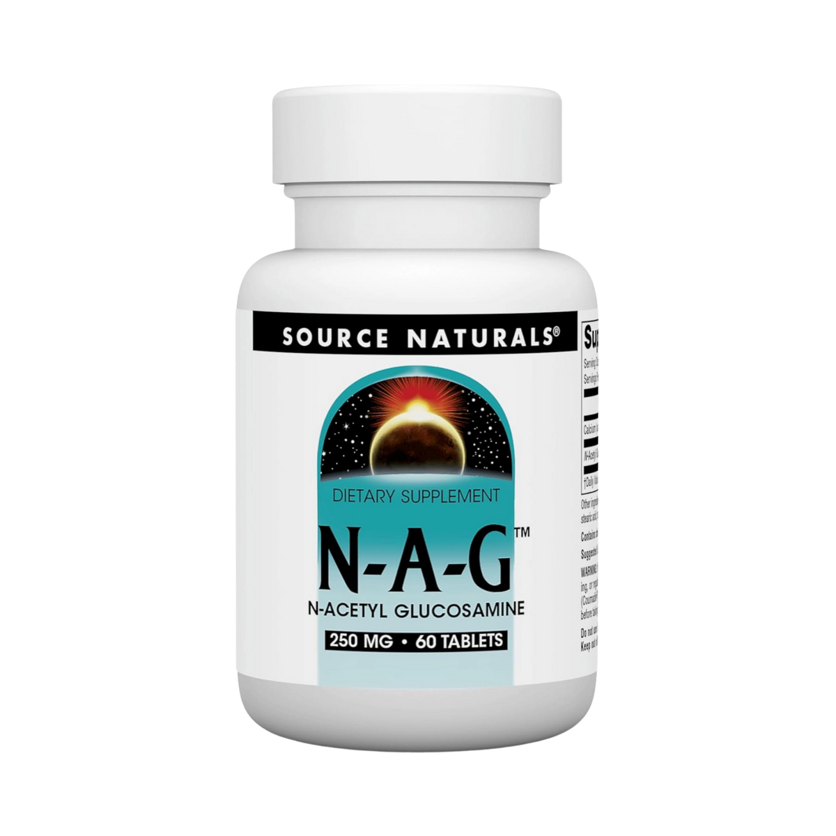 Source Naturals,  N-A-G, N-Acetyl Glucosamine, 250 Mg, 60 Tablets