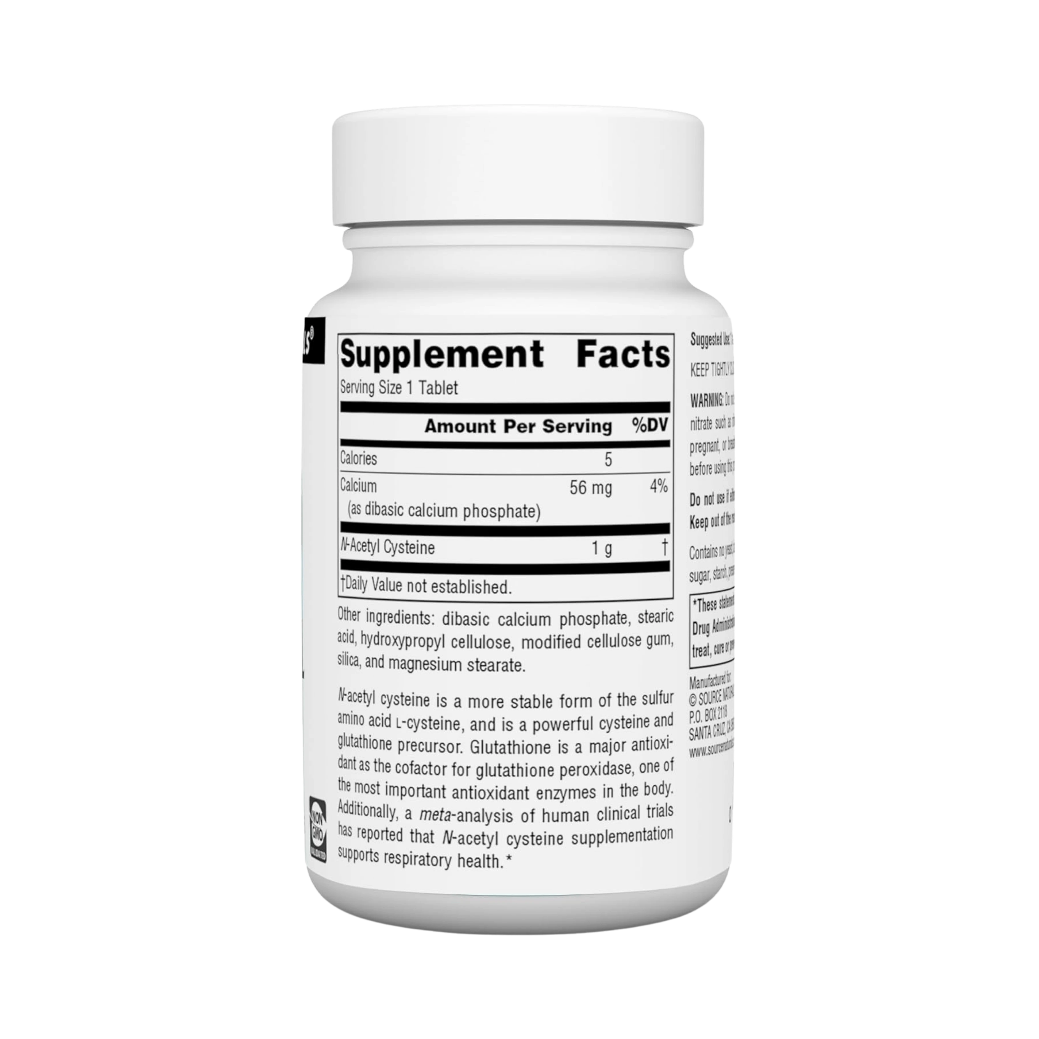 Source Naturals, N-Acetyl Cysteine, 1000 Mg, 30 Tablets