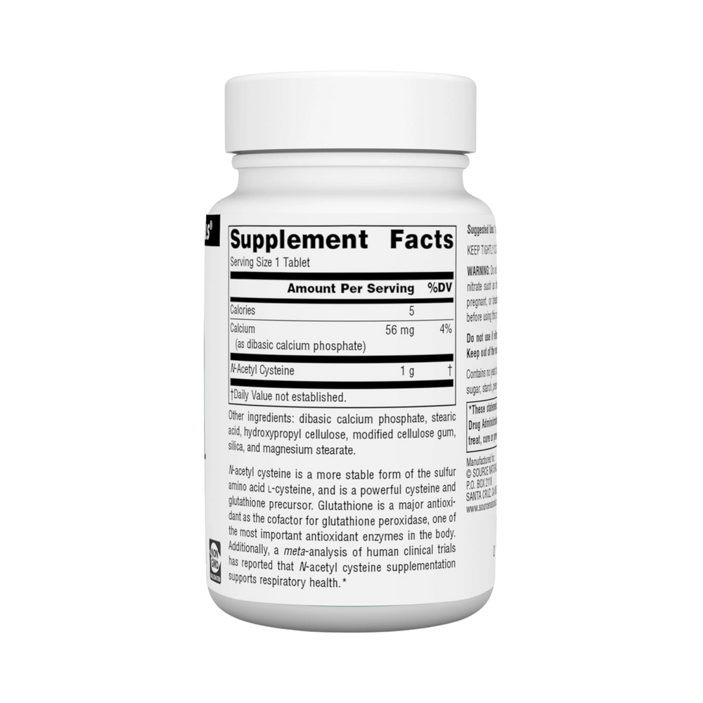 Source Naturals, N-Acetyl Cysteine, 1000 Mg, 30 Tablets