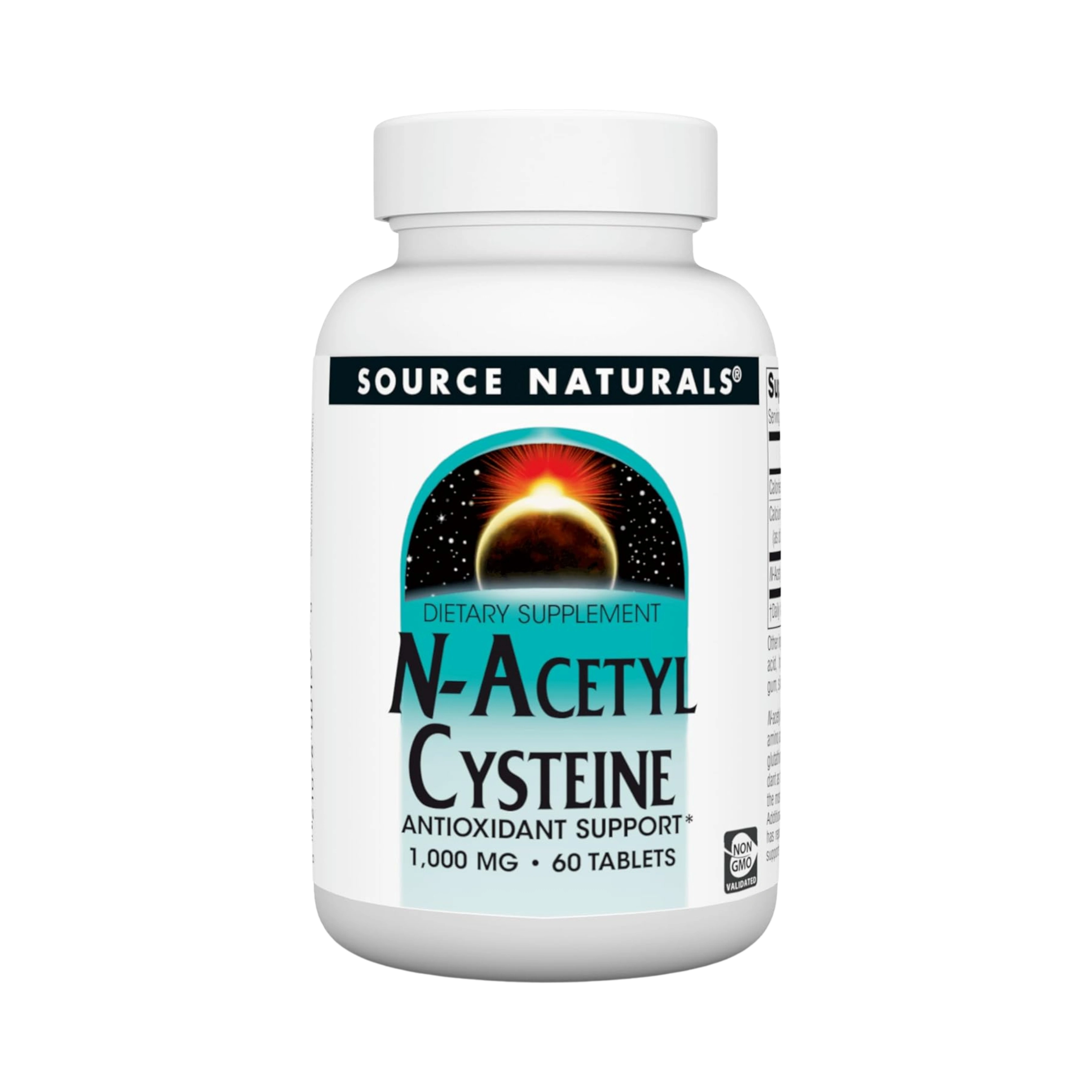 Source Naturals, N-Acetyl Cysteine, 1000 Mg, 60 Tablets