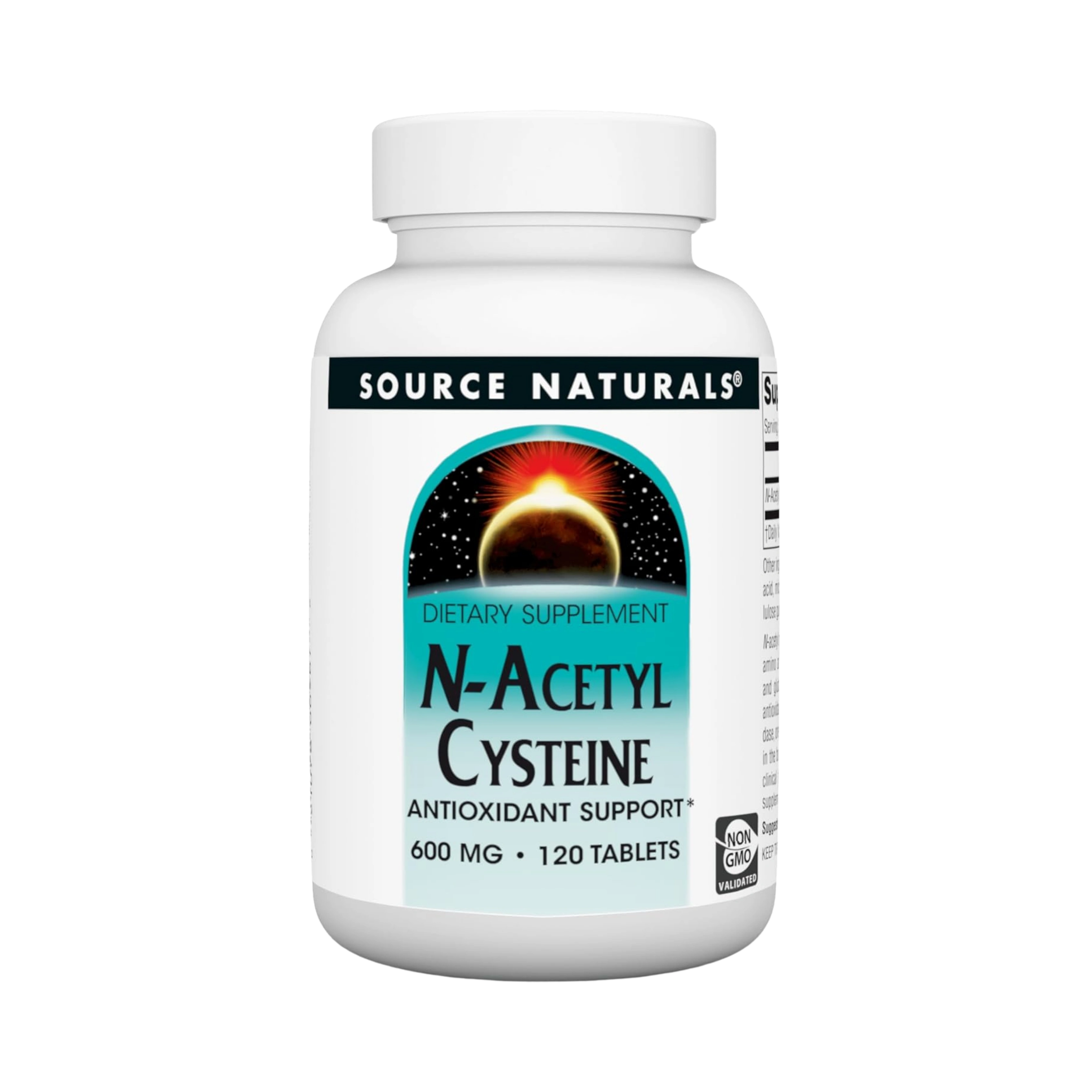 Source Naturals, N-Acetyl Cysteine, 600 Mg, 120 Tablets