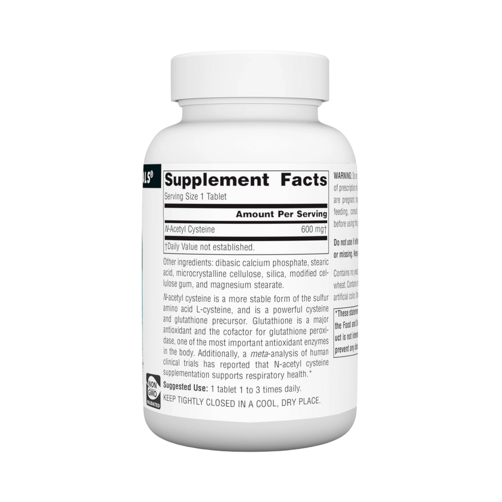 Source Naturals, N-Acetyl Cysteine, 600 Mg, 120 Tablets