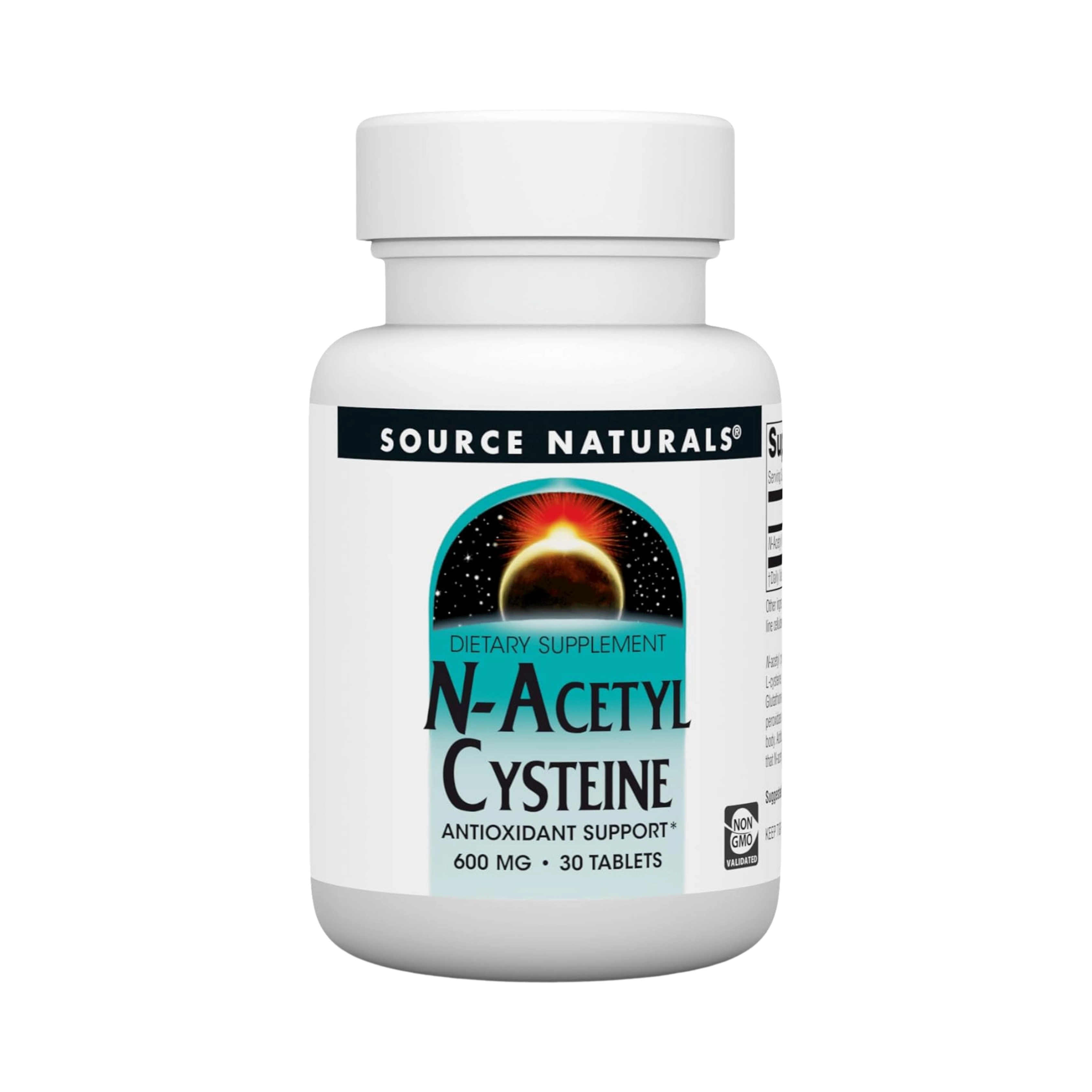 Source Naturals, N-Acetyl Cysteine, 600 Mg, 30 Tablets