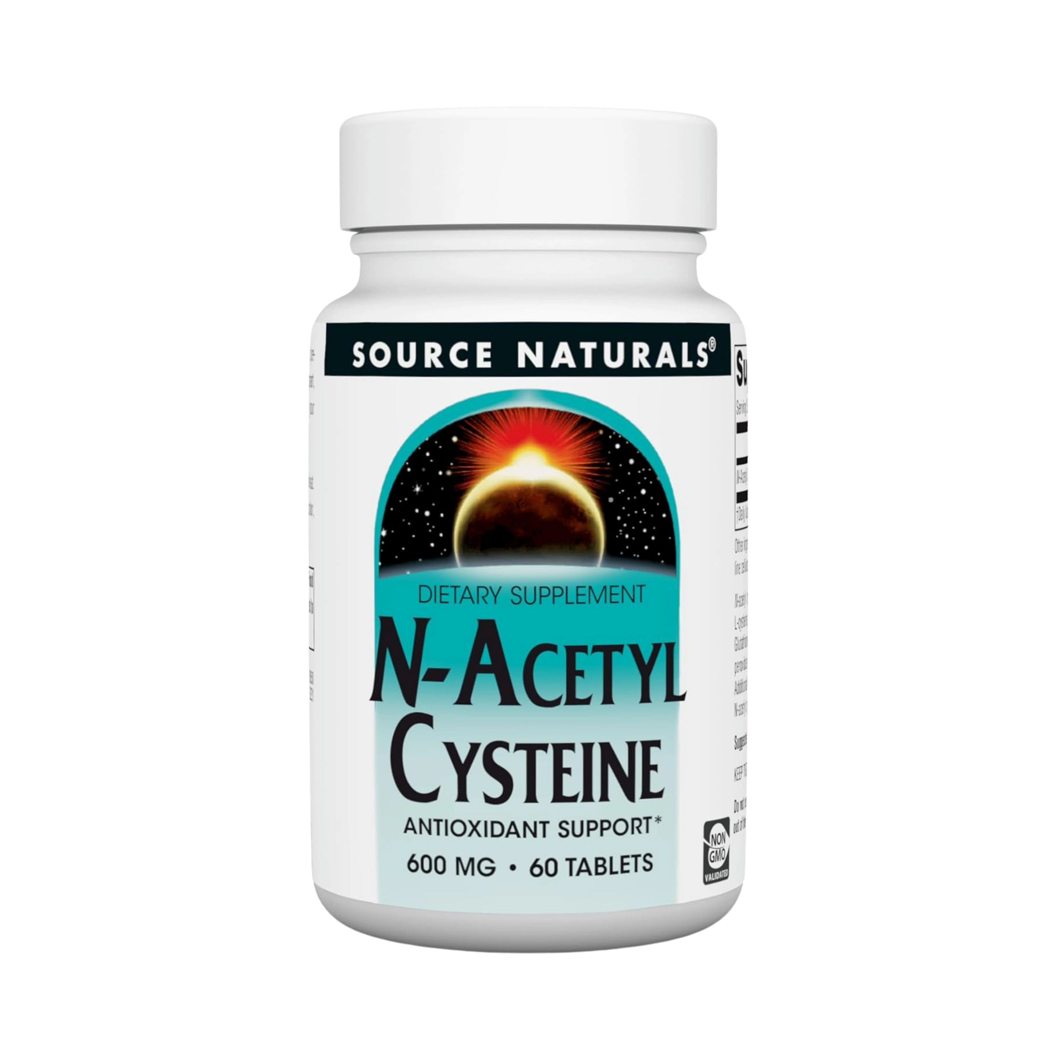 Source Naturals, N-Acetyl Cysteine, 600 Mg, 60 Tablets