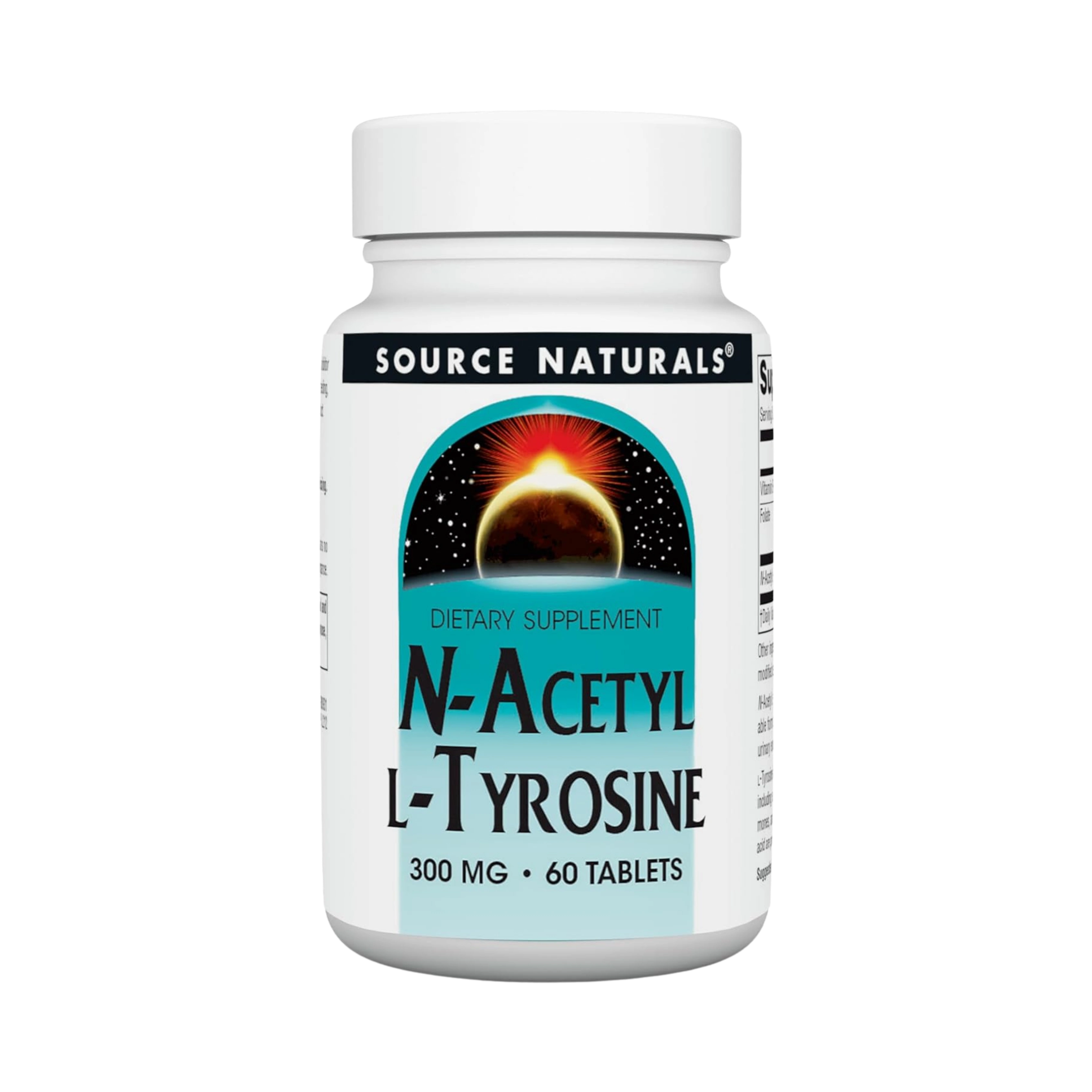 Source Naturals, N-Acetyl L-Tyrosine, 60 Tablets