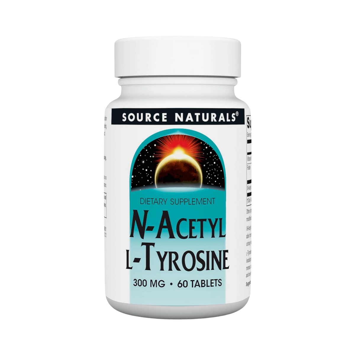 Source Naturals, N-Acetyl L-Tyrosine, 60 Tablets