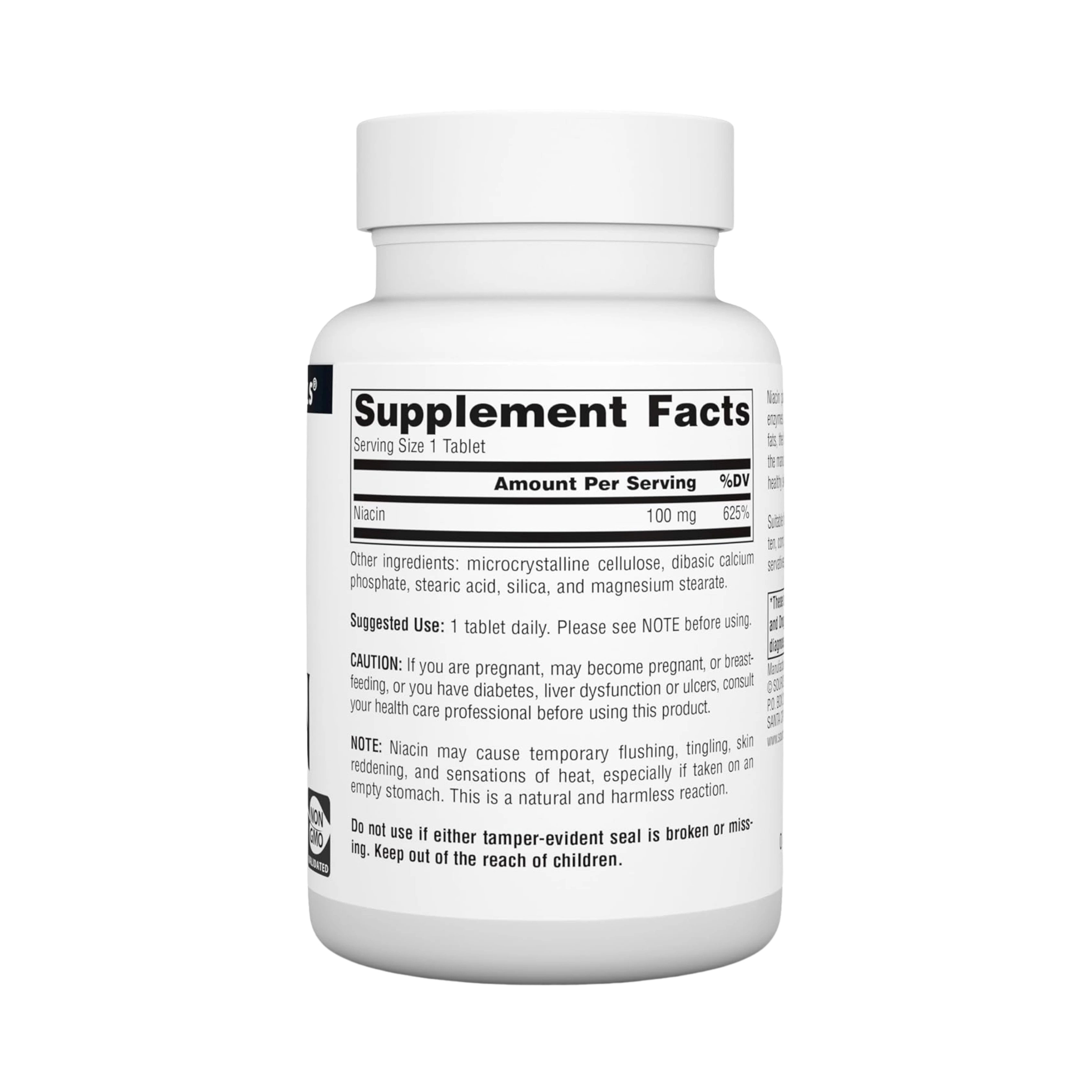 Source Naturals, Niacin, 100 Mg, 250 Tablets