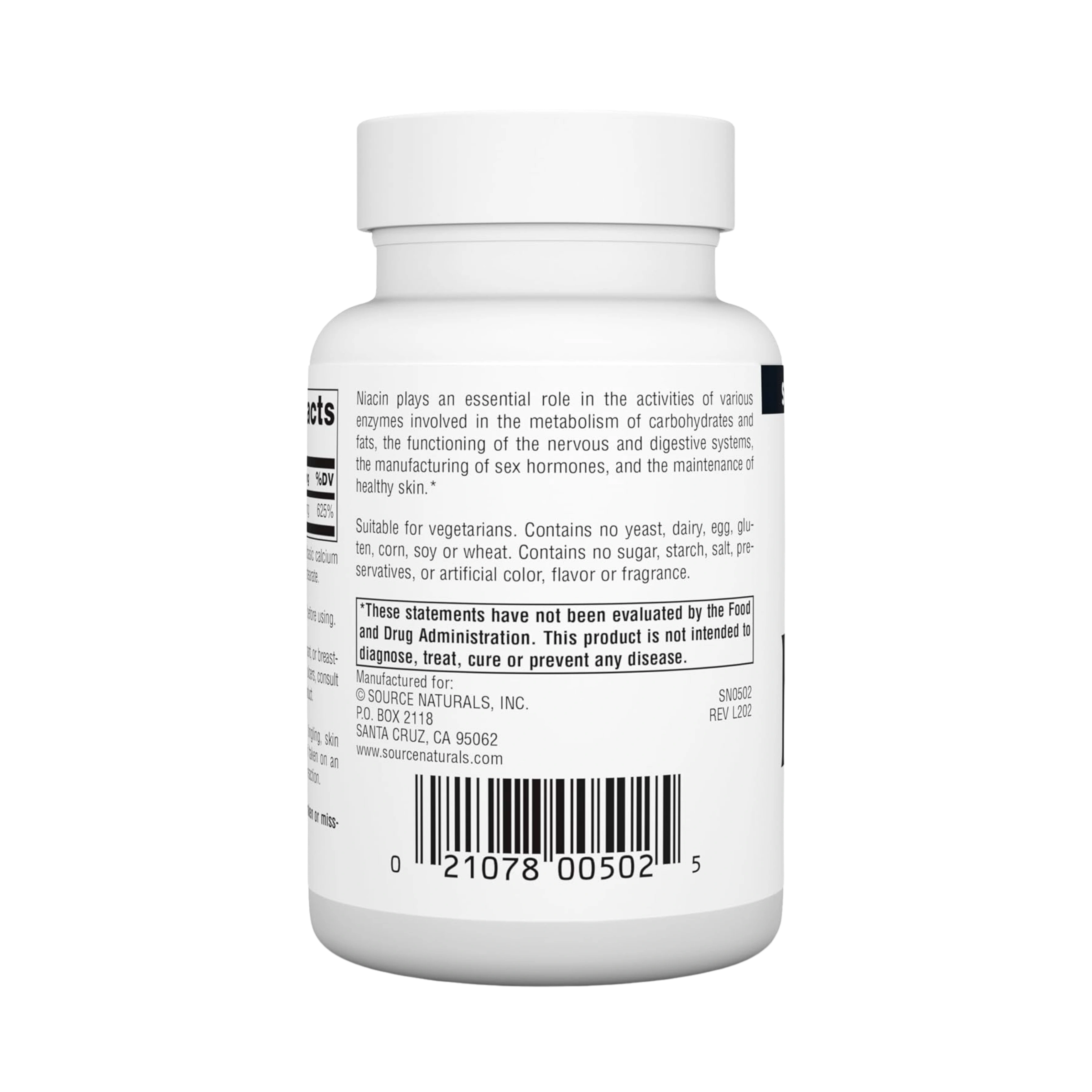 Source Naturals, Niacin, 100 Mg, 250 Tablets