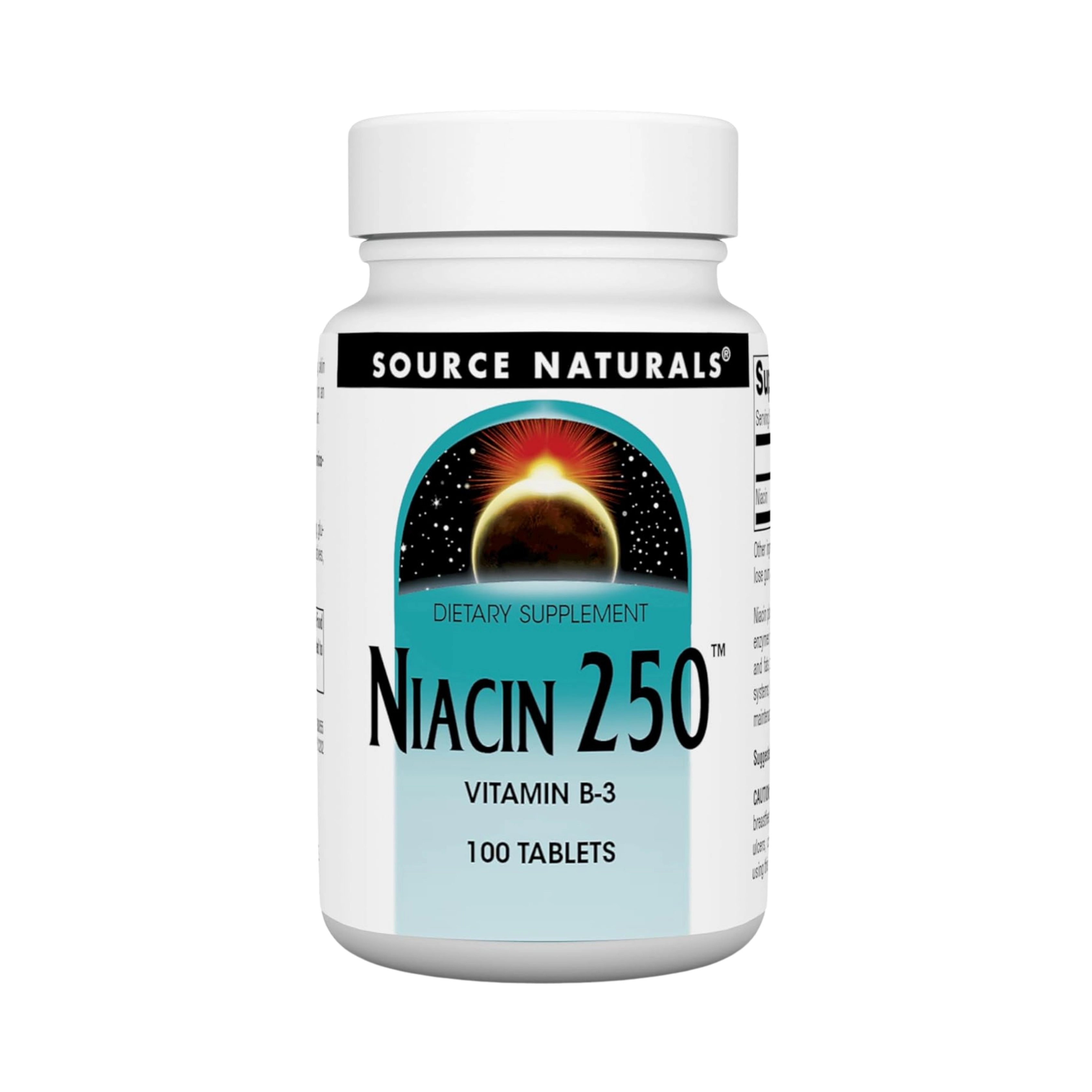 Source Naturals, Niacin 250, 100 Tablets