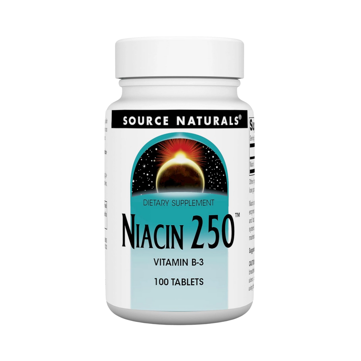 Source Naturals, Niacin 250, 100 Tablets