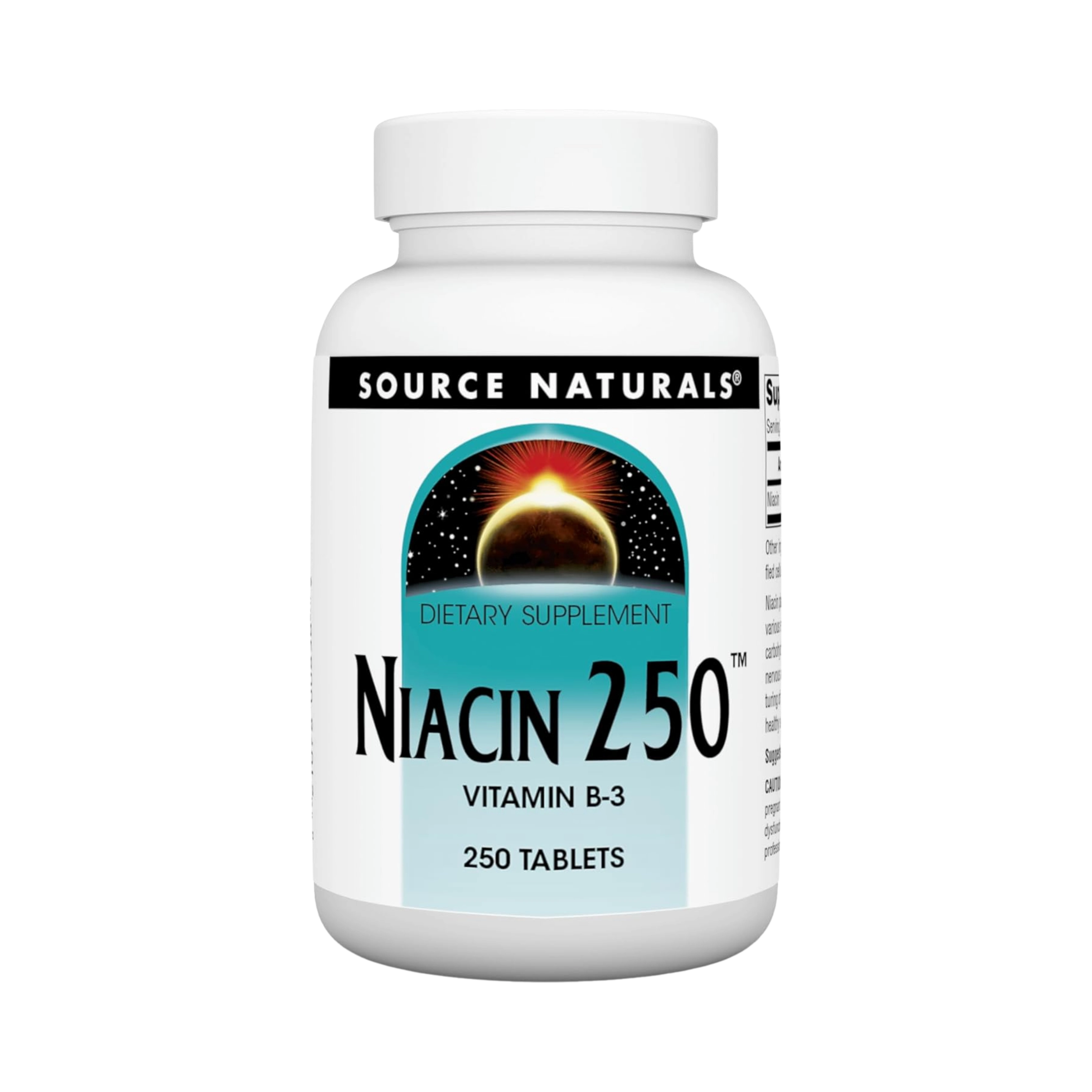 Source Naturals, Niacin 250, 250 Tablets