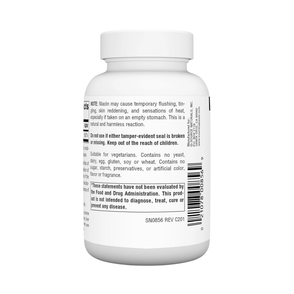 Source Naturals, Niacin 250, 250 Tablets