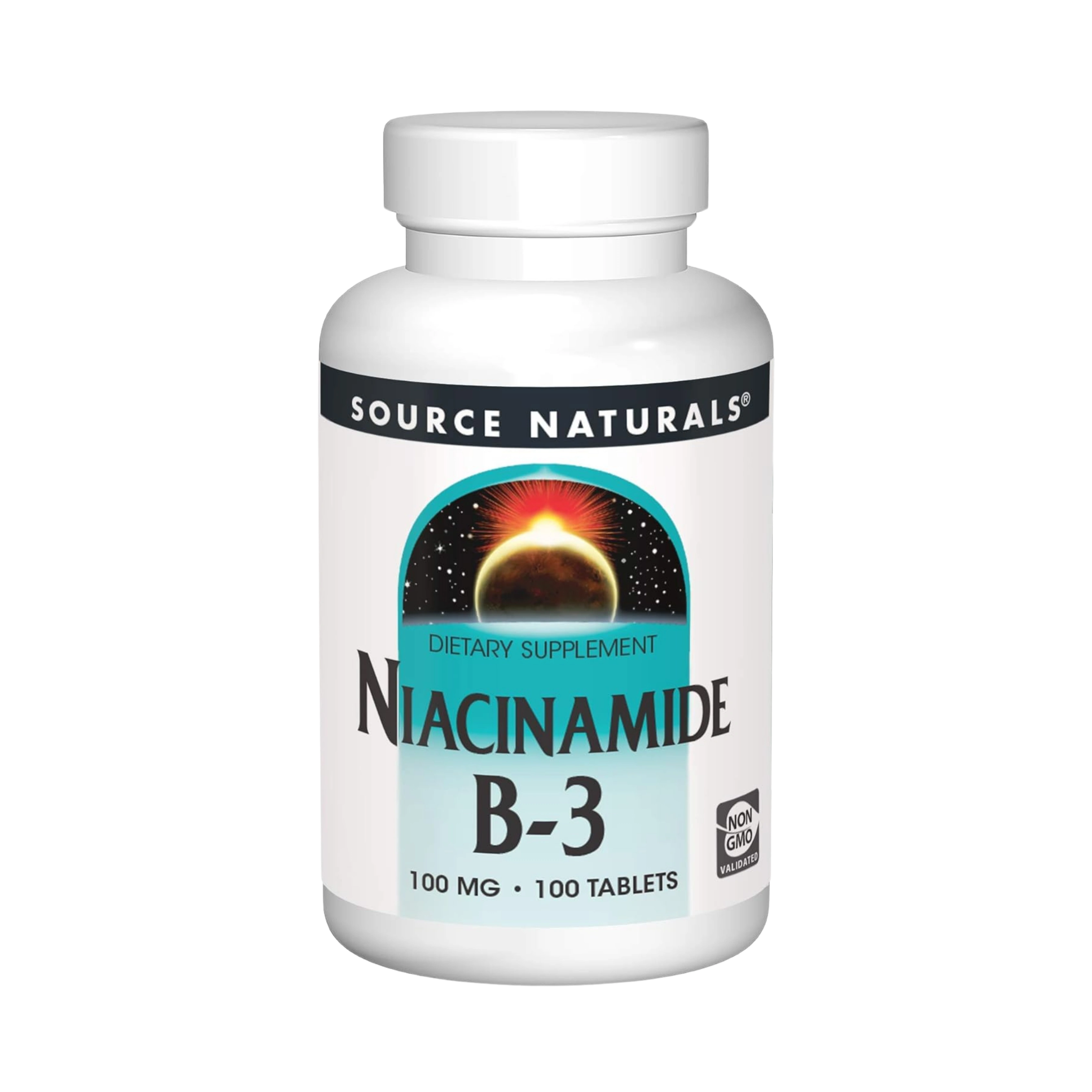 Source Naturals, Niacinamide, B-3, 100 Mg, 100 Tablets