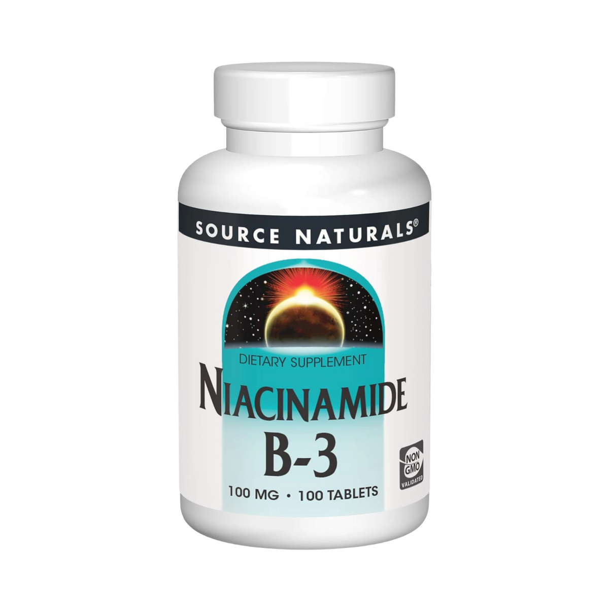 Source Naturals, Niacinamide, B-3, 100 Mg, 100 Tablets