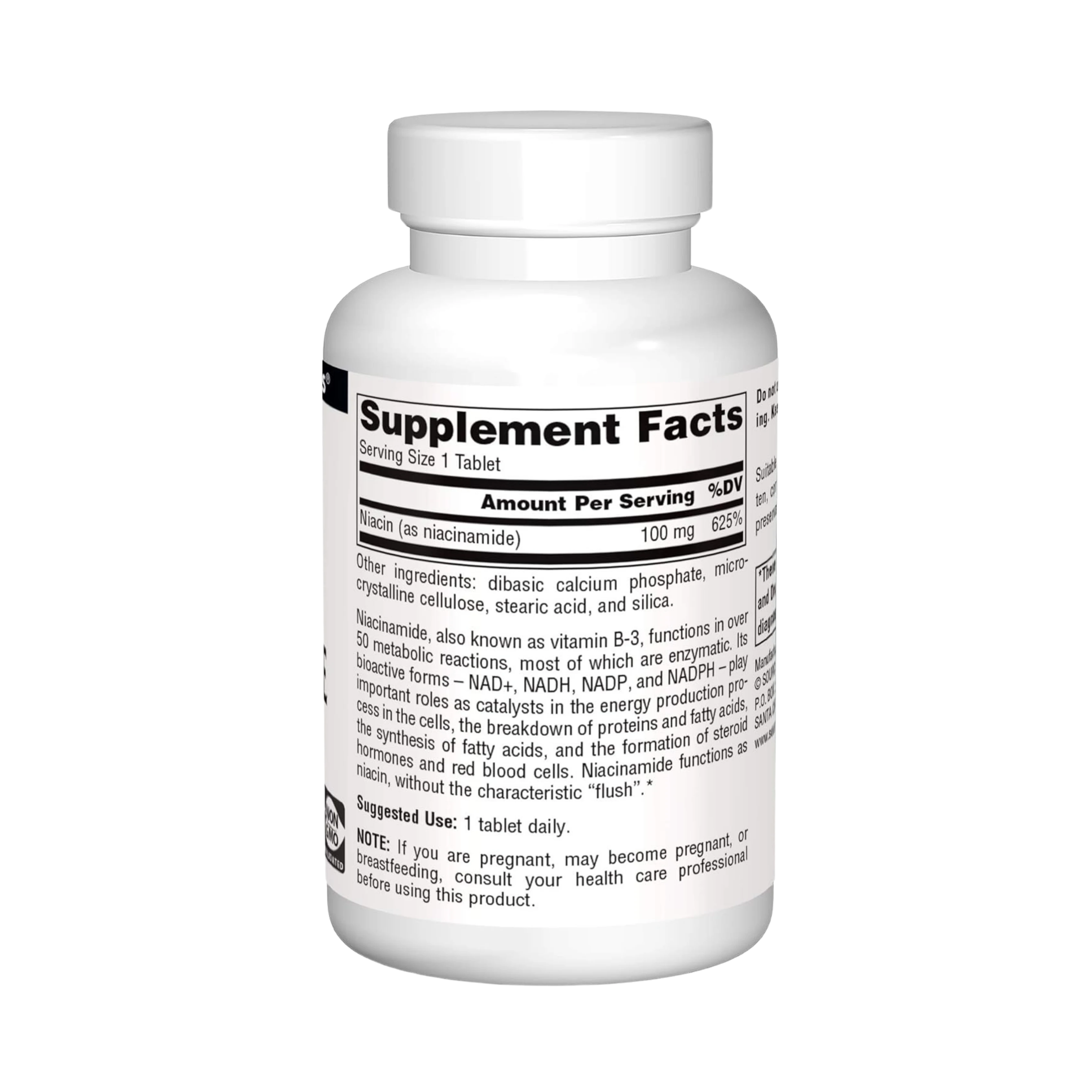 Source Naturals, Niacinamide, B-3, 100 Mg, 250 Tablets