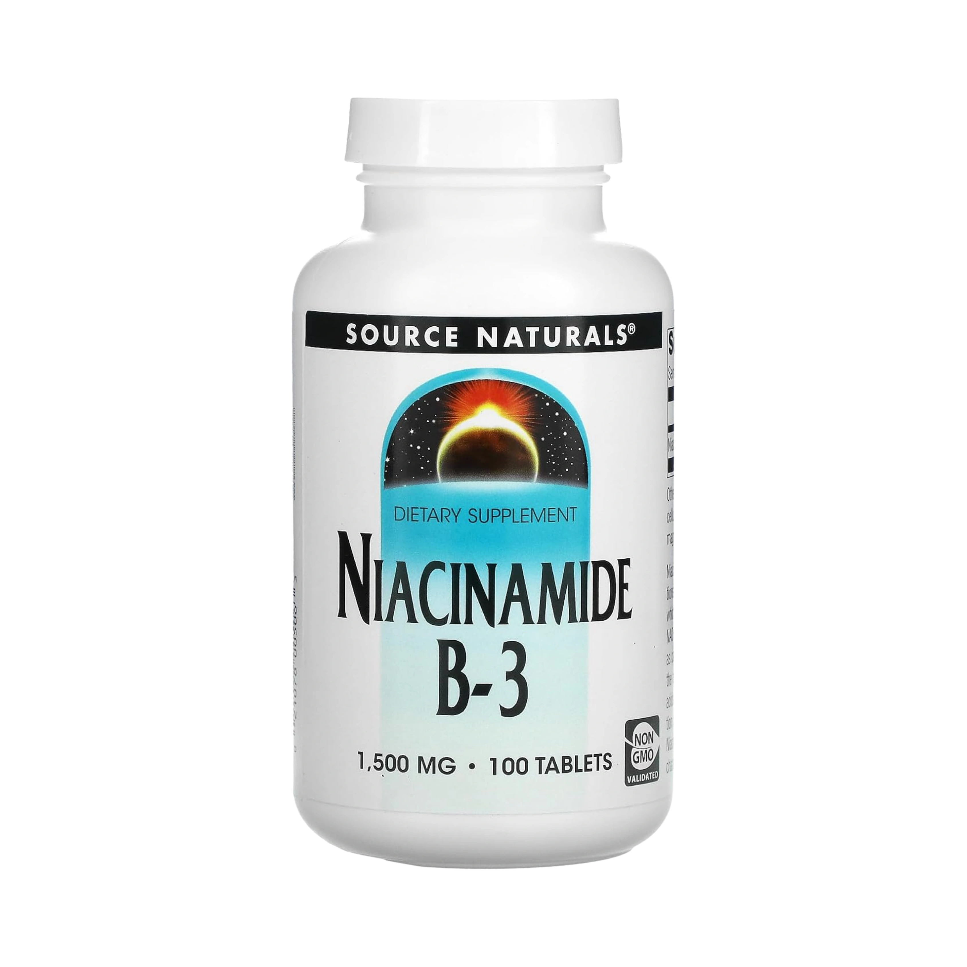 Source Naturals, Niacinamide B-3, 1500 Mg, 100 Tablets