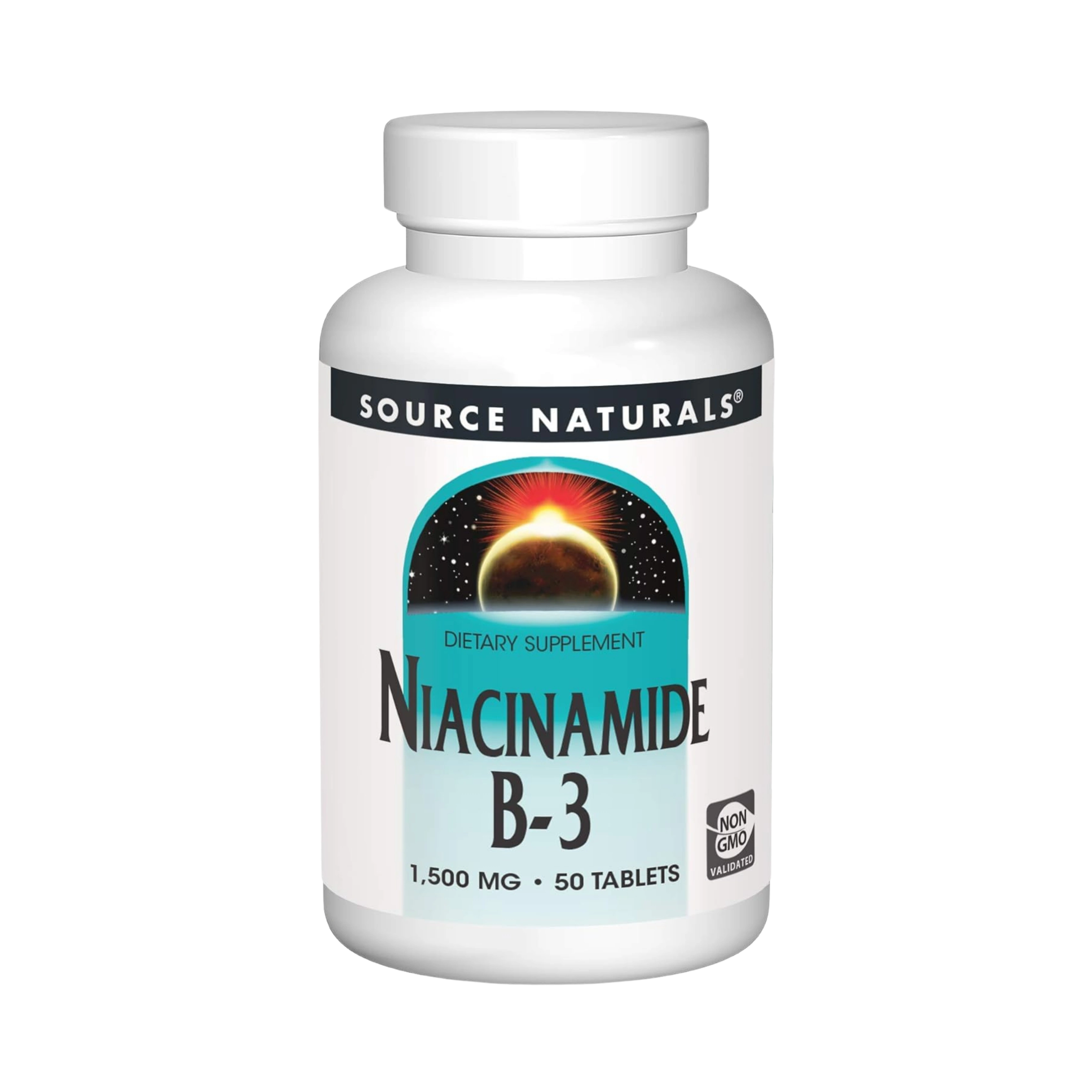 Source Naturals, Niacinamide B-3, 1500 Mg, 50 Tablets