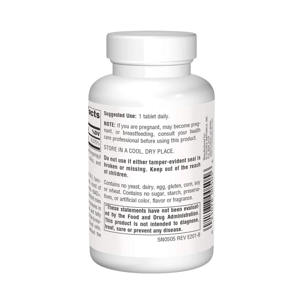 Source Naturals, Niacinamide B-3, 1500 Mg, 50 Tablets