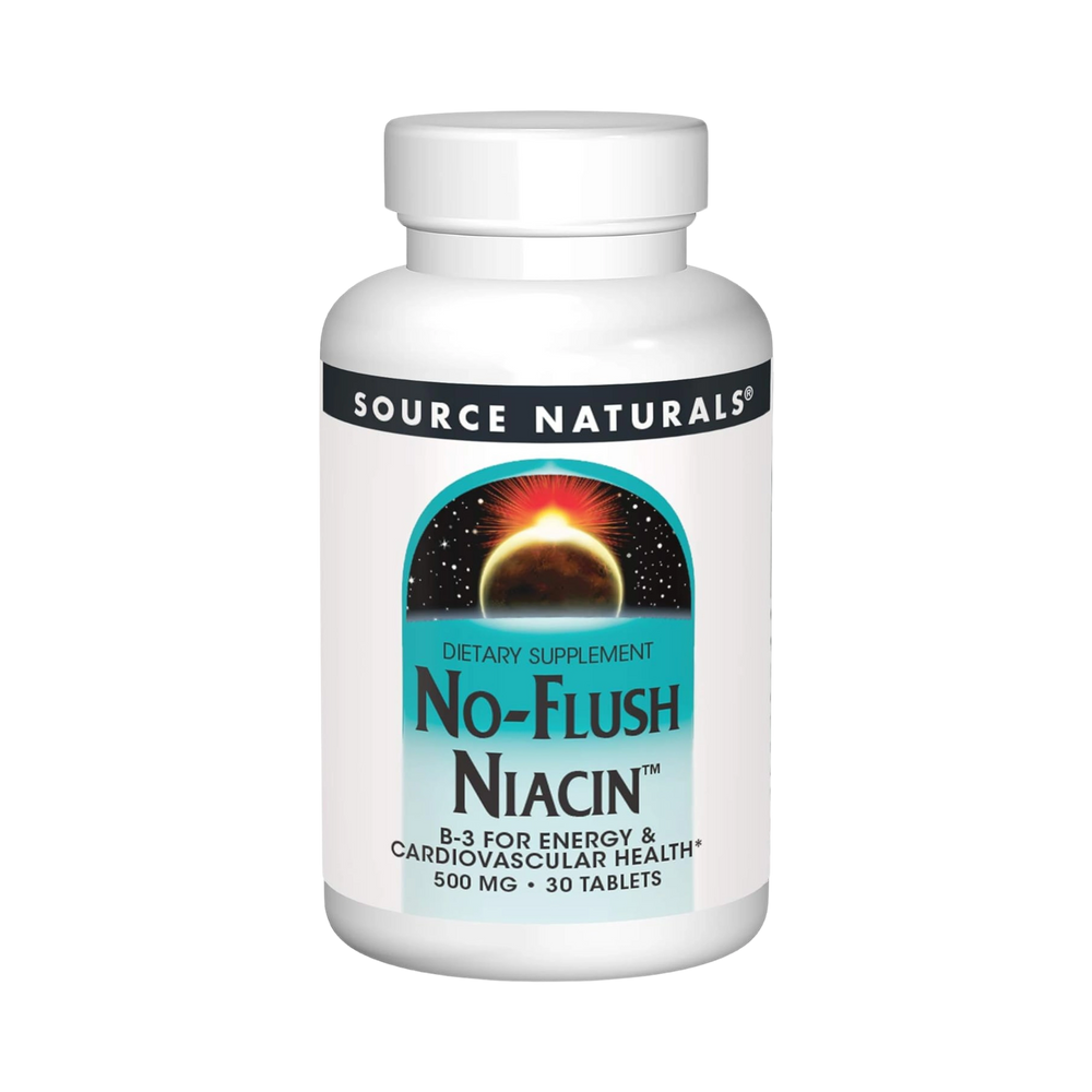 Source Naturals, No-Flush Niacin, 500 Mg, 30 Tablets