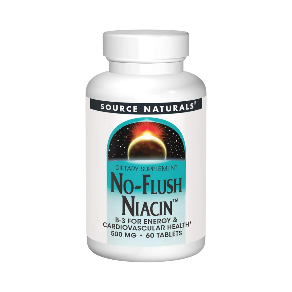Source Naturals, No-Flush Niacin, 500 Mg, 60 Tablets