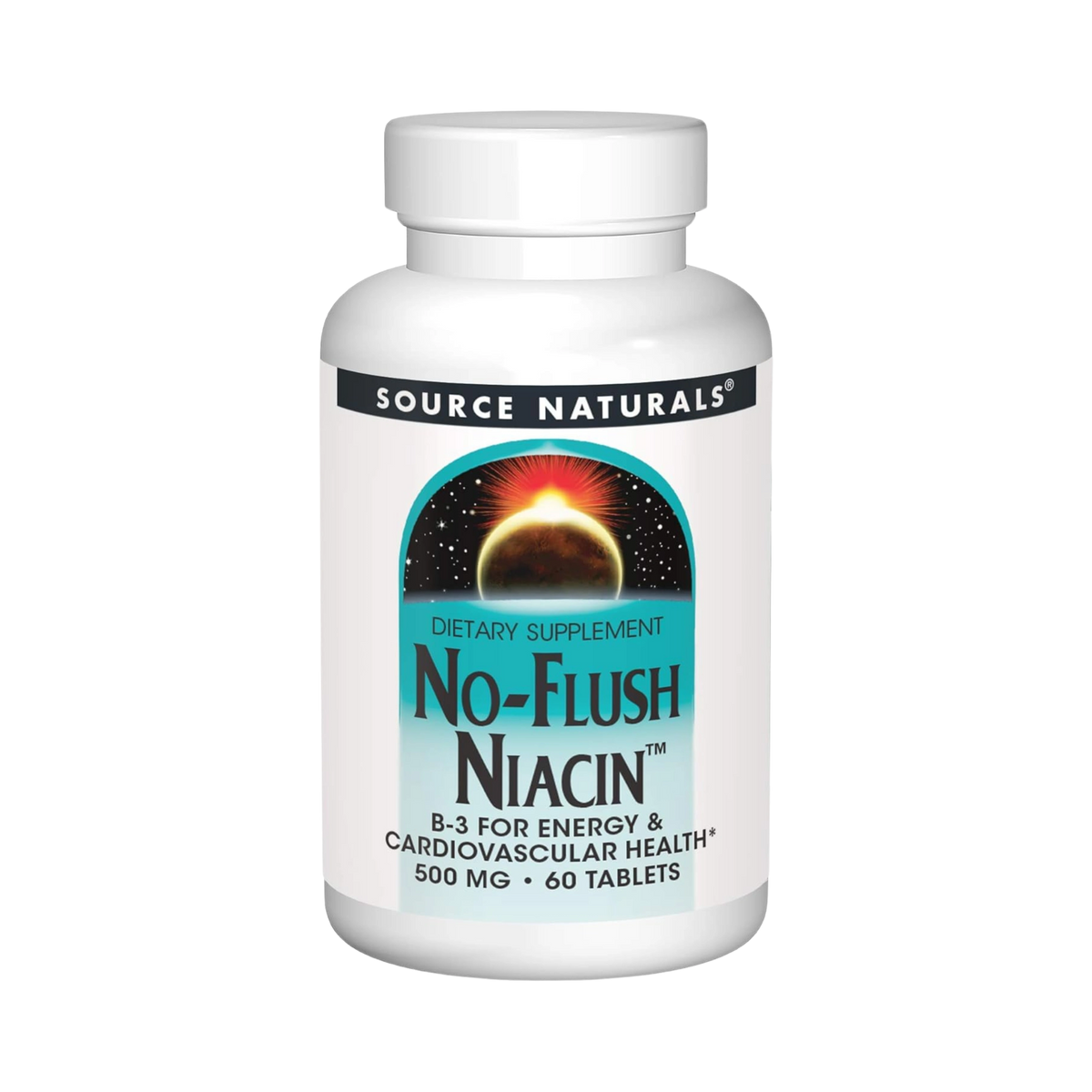 Source Naturals, No-Flush Niacin, 500 Mg, 60 Tablets