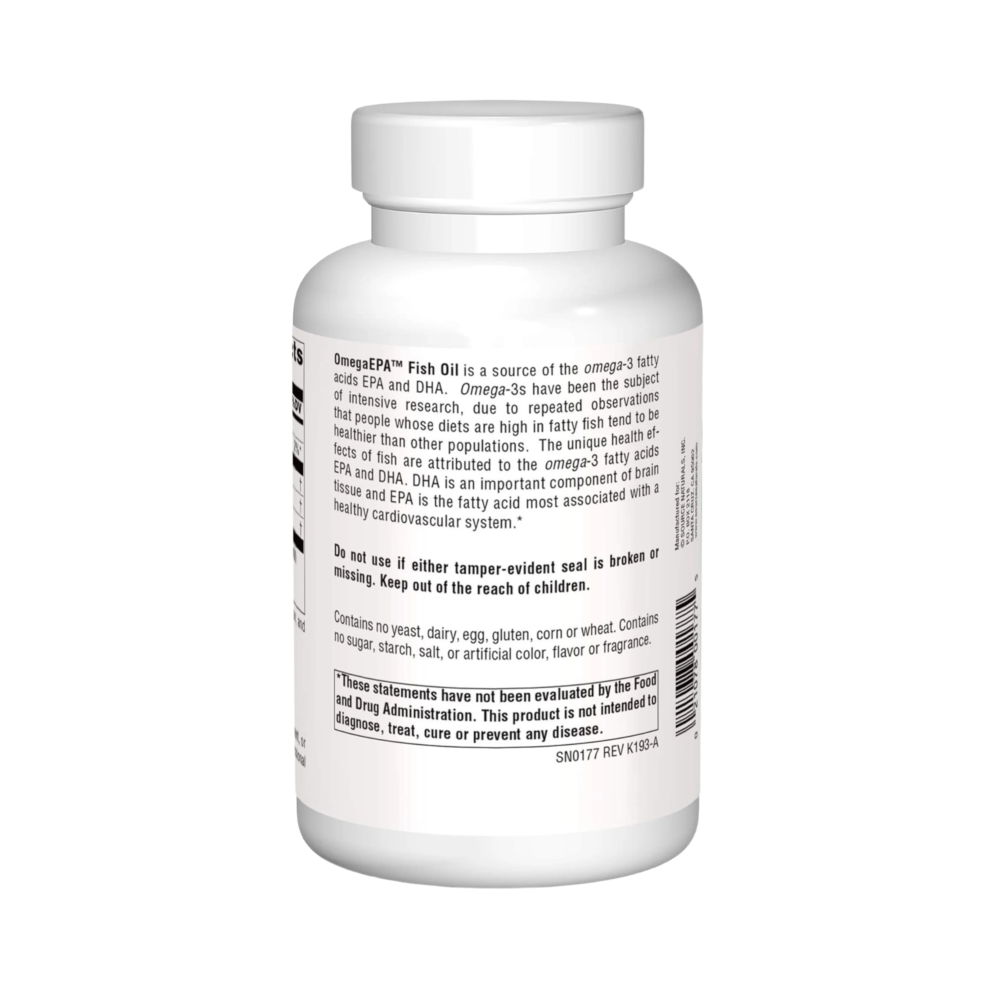 Source Naturals, OmegaEPA Fish Oil, 1000 Mg, 200 Softgels