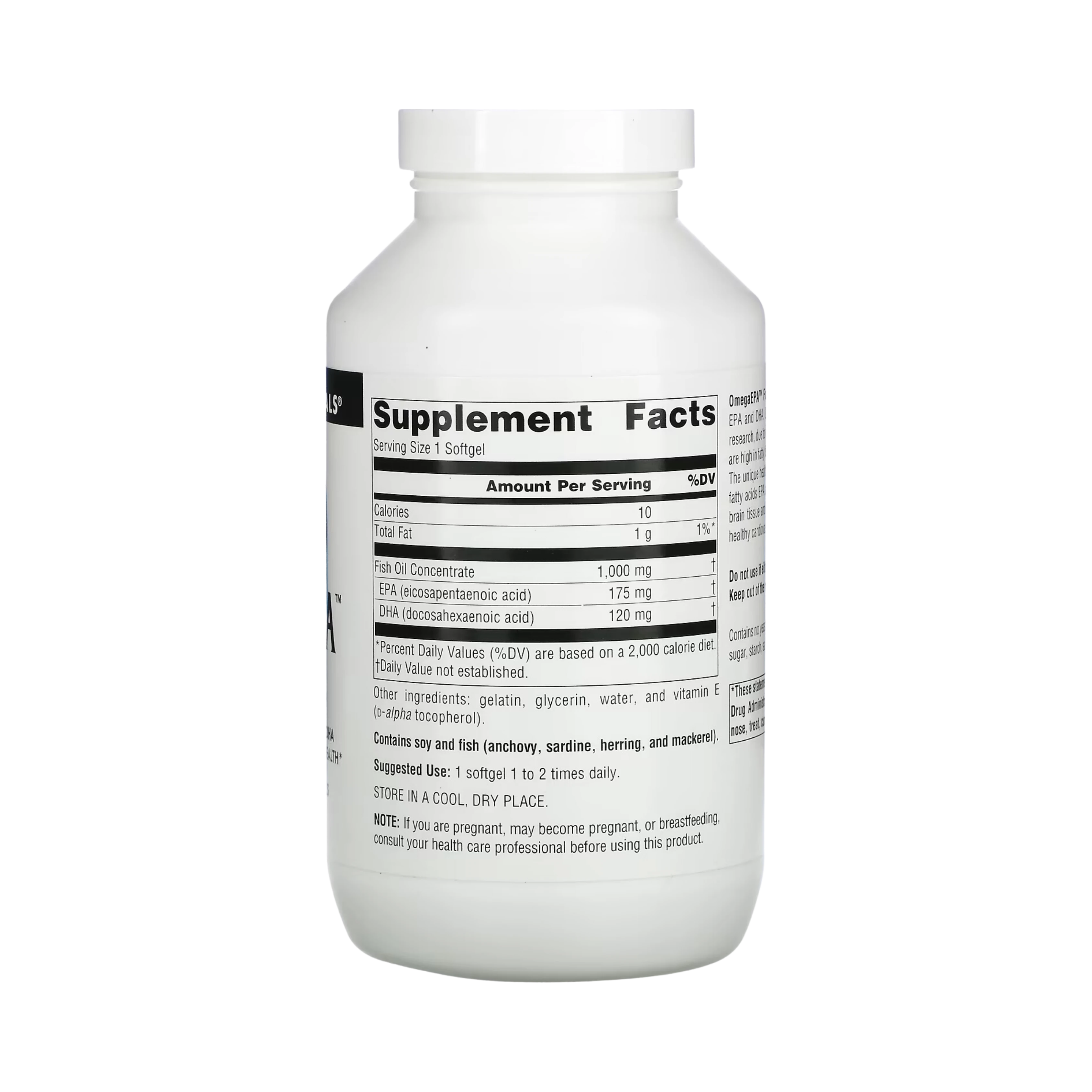 Source Naturals, OmegaEPA Fish Oil, 1000 Mg, 50 Softgels