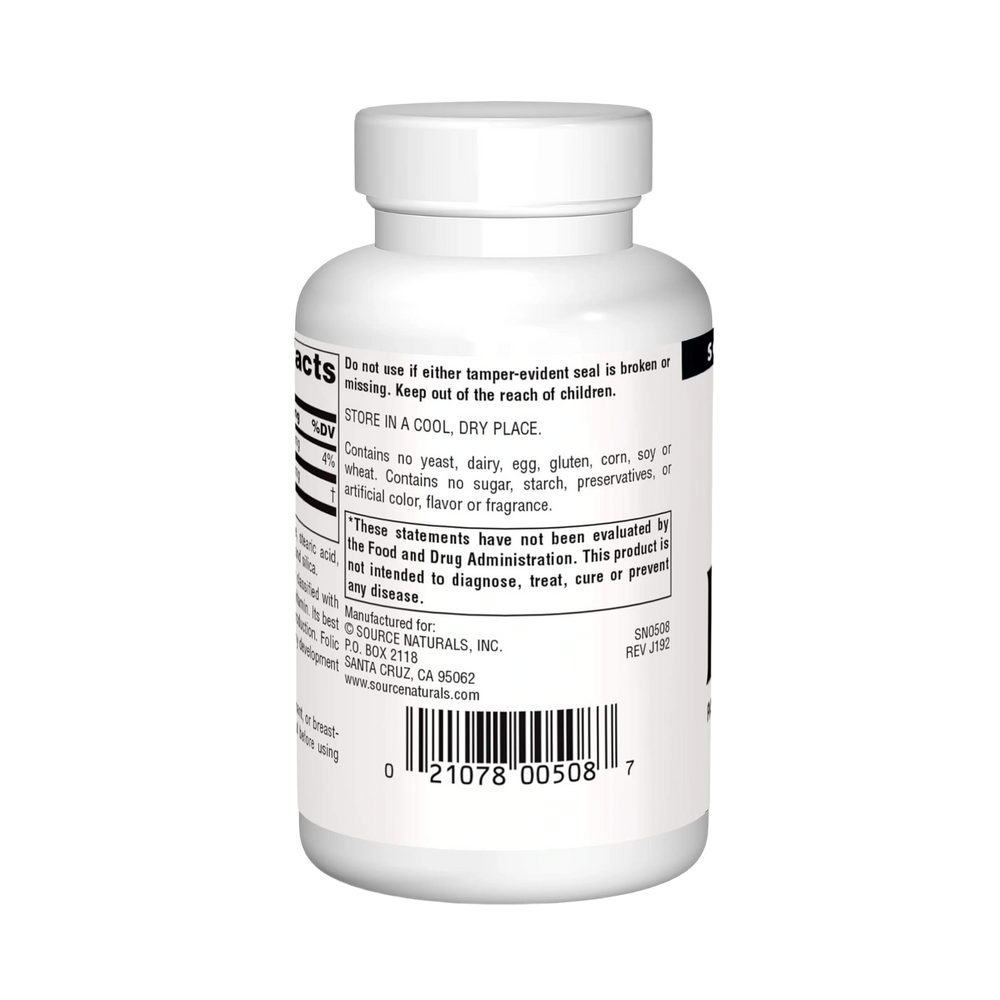 Source Naturals, PABA, 100 Mg, 250 Tablets