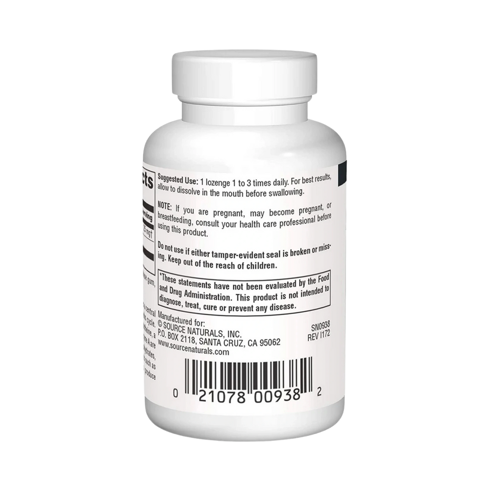 Source Naturals, Pantethine, 25 Mg, 30 Lozenge