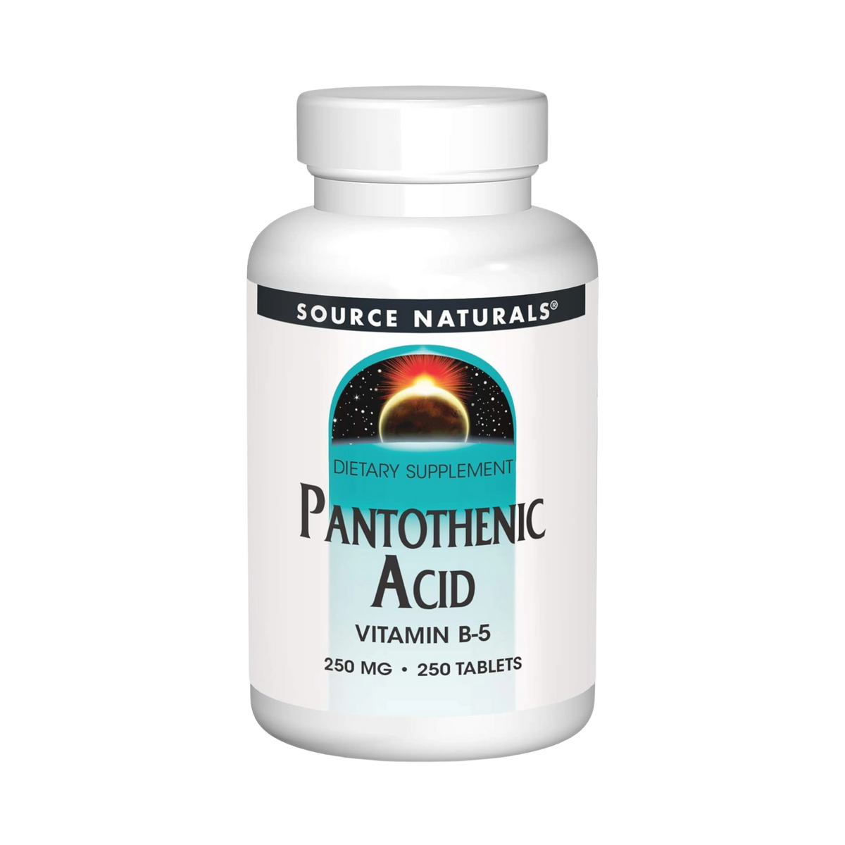 Source Naturals, Pantothenic Acid, 250 Mg, 250 Tablets