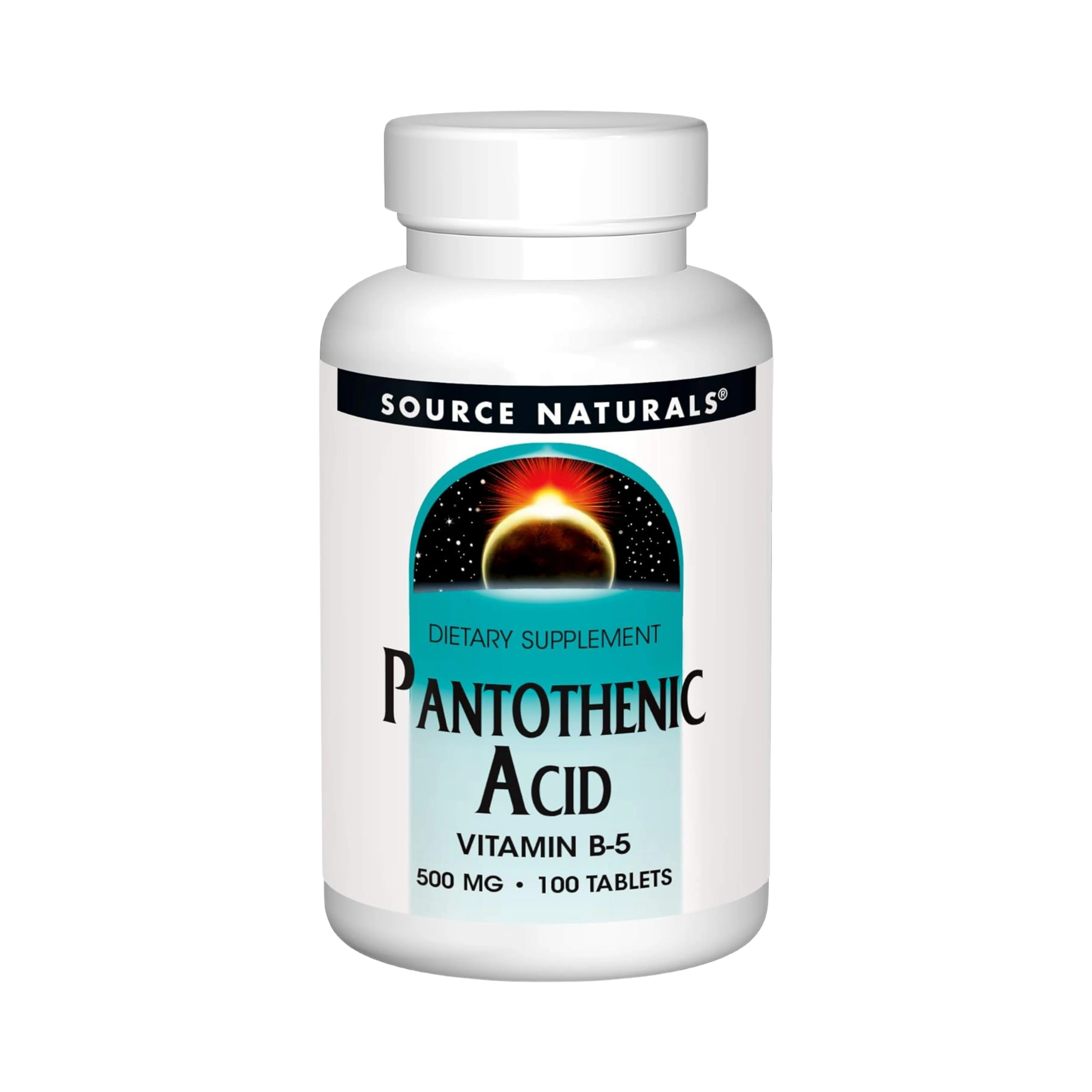 Source Naturals, Pantothenic Acid, 500 Mg, 100 Tablets