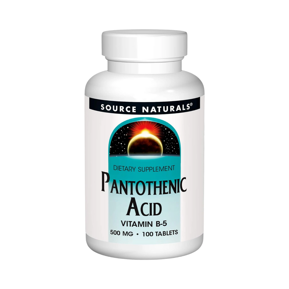 Source Naturals, Pantothenic Acid, 500 Mg, 100 Tablets