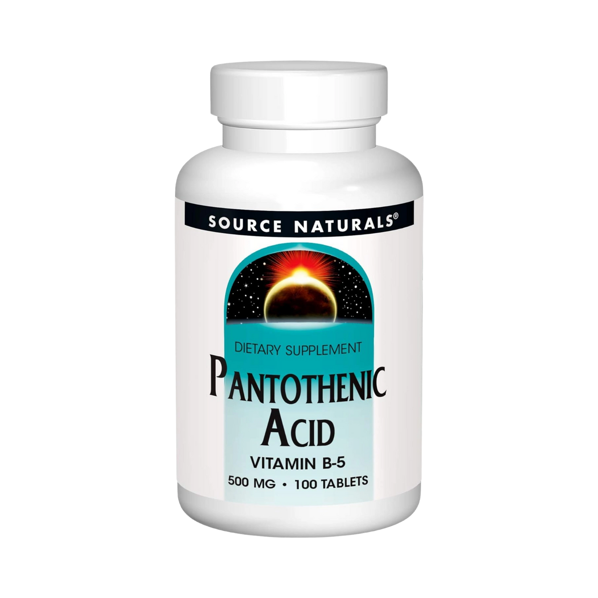Source Naturals, Pantothenic Acid, 500 Mg, 100 Tablets