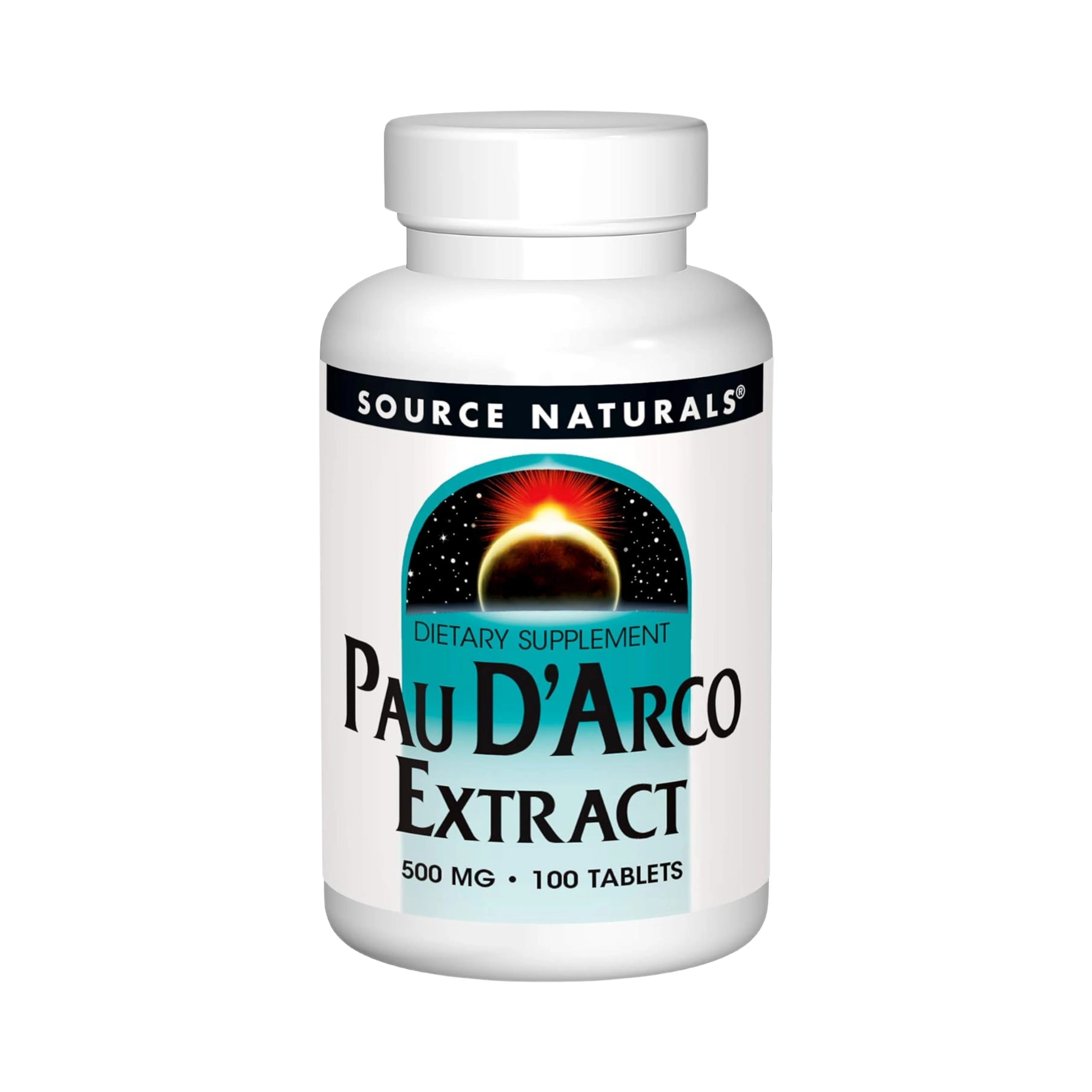 Source Naturals, Pau D'Arco Extract, 500 Mg, 100 Tablets