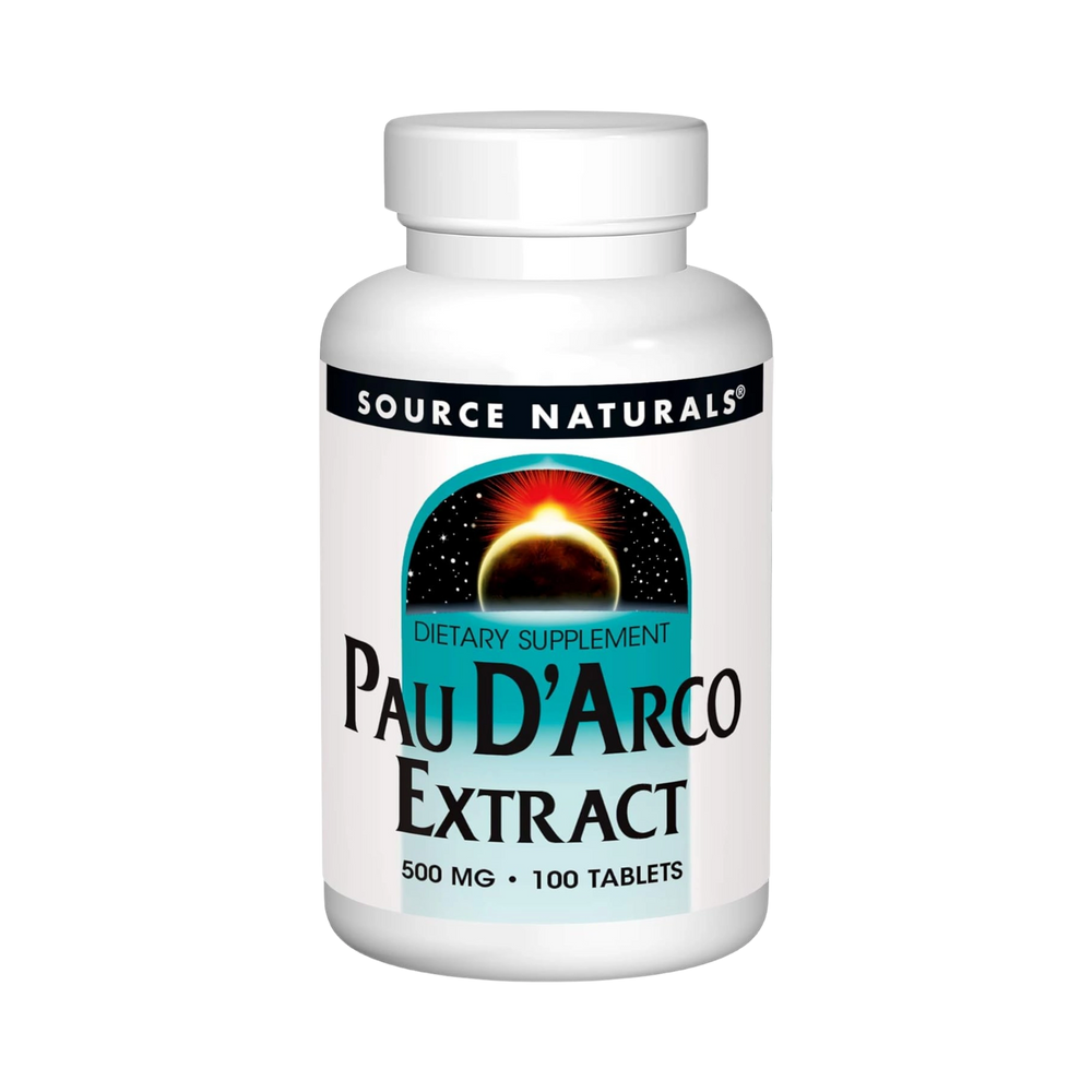 Source Naturals, Pau D'Arco Extract, 500 Mg, 100 Tablets